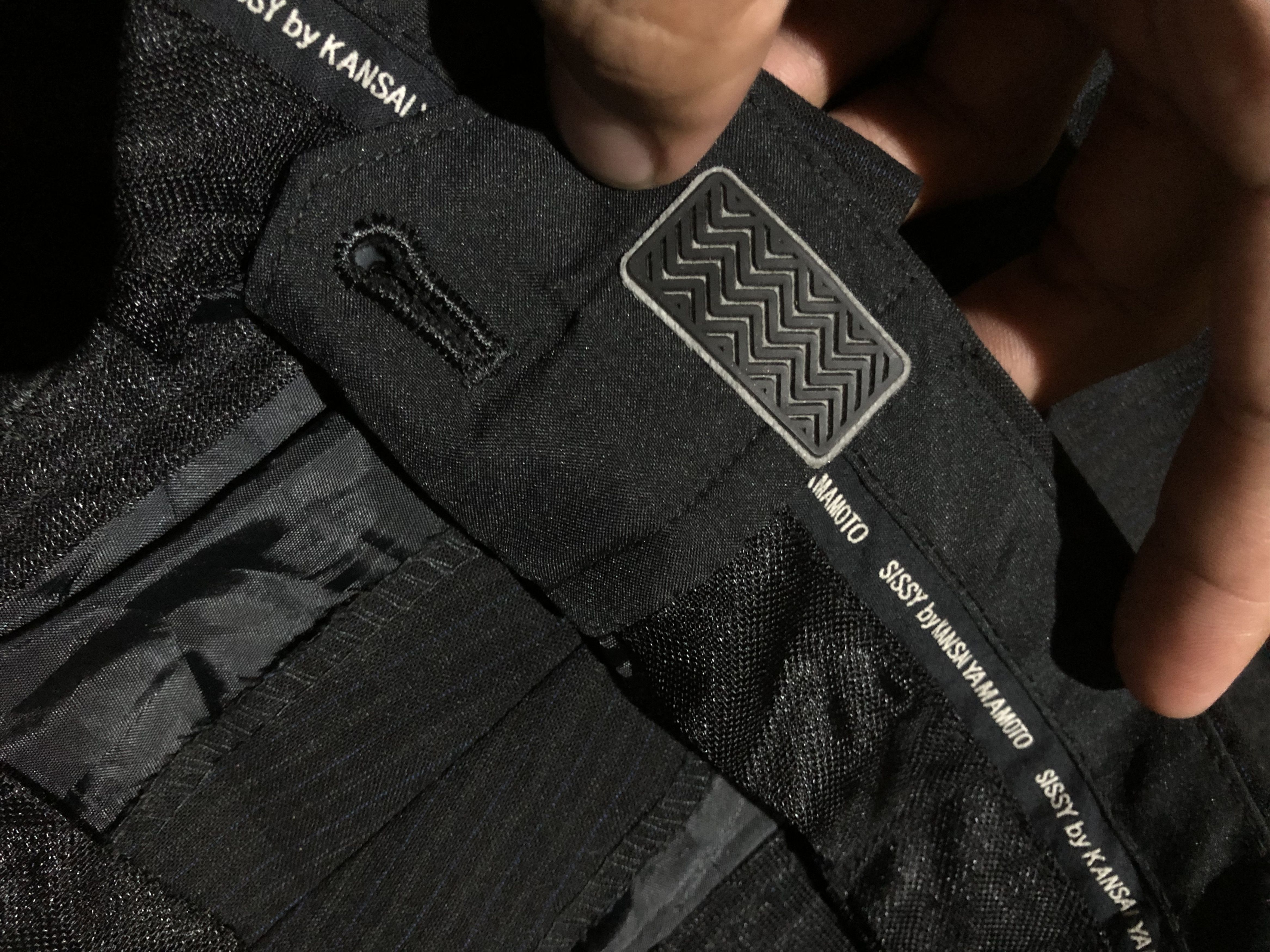 Kansai Yamamoto Vintage 90s SISSI by KANSAI YAMAMOTO Black Cropped Pants Size US 33 - 4 Thumbnail