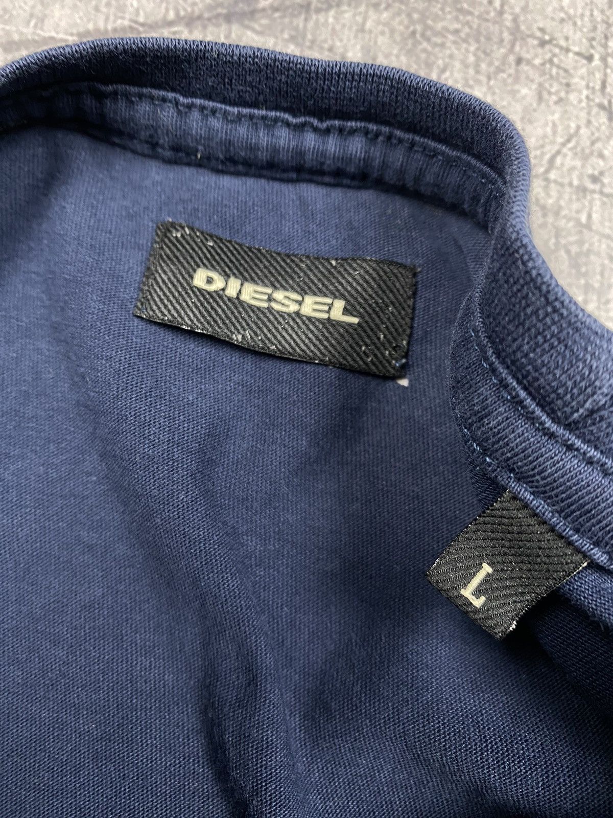 Diesel Diesel Big Logo Tee T Shirt Size L Size US L / EU 52-54 / 3 - 7 Thumbnail