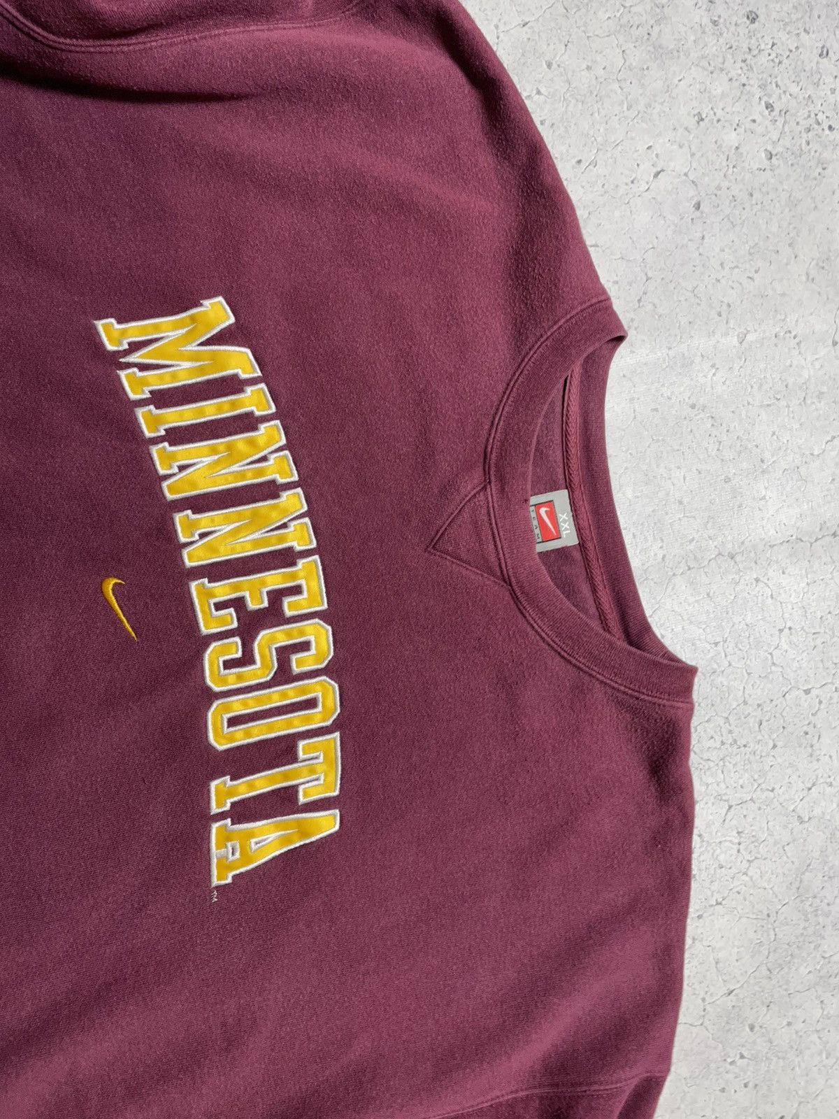 Nike Vintage 90's Oversized Baggy Sweatshirt Nike Minnesota Y2K Size US XXL / EU 58 / 5 - 5 Thumbnail