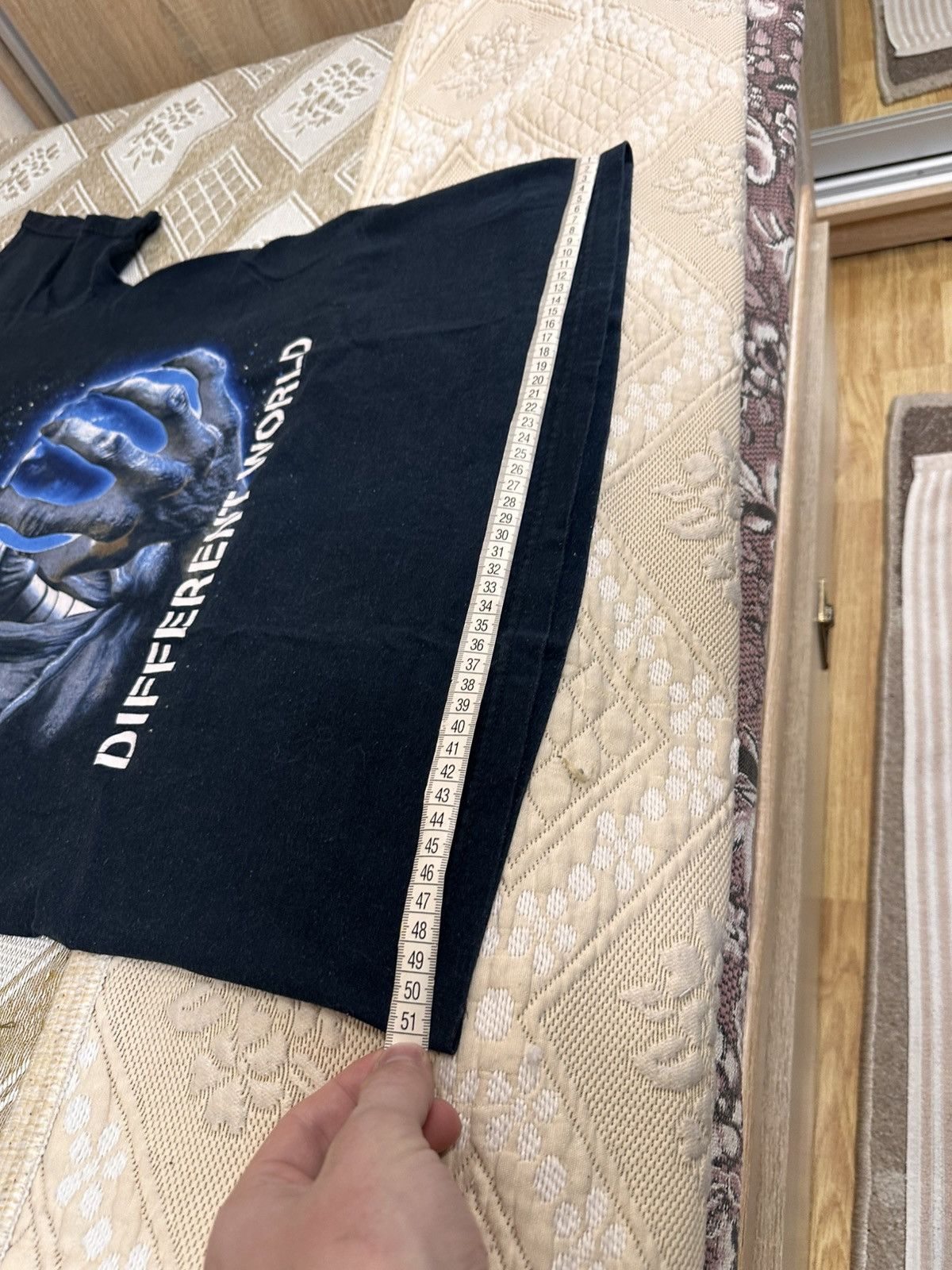 Band Tees 🔥 Iron Maiden Different World Washed Band Tee Rock Shirt Size US M / EU 48-50 / 2 - 9 Thumbnail