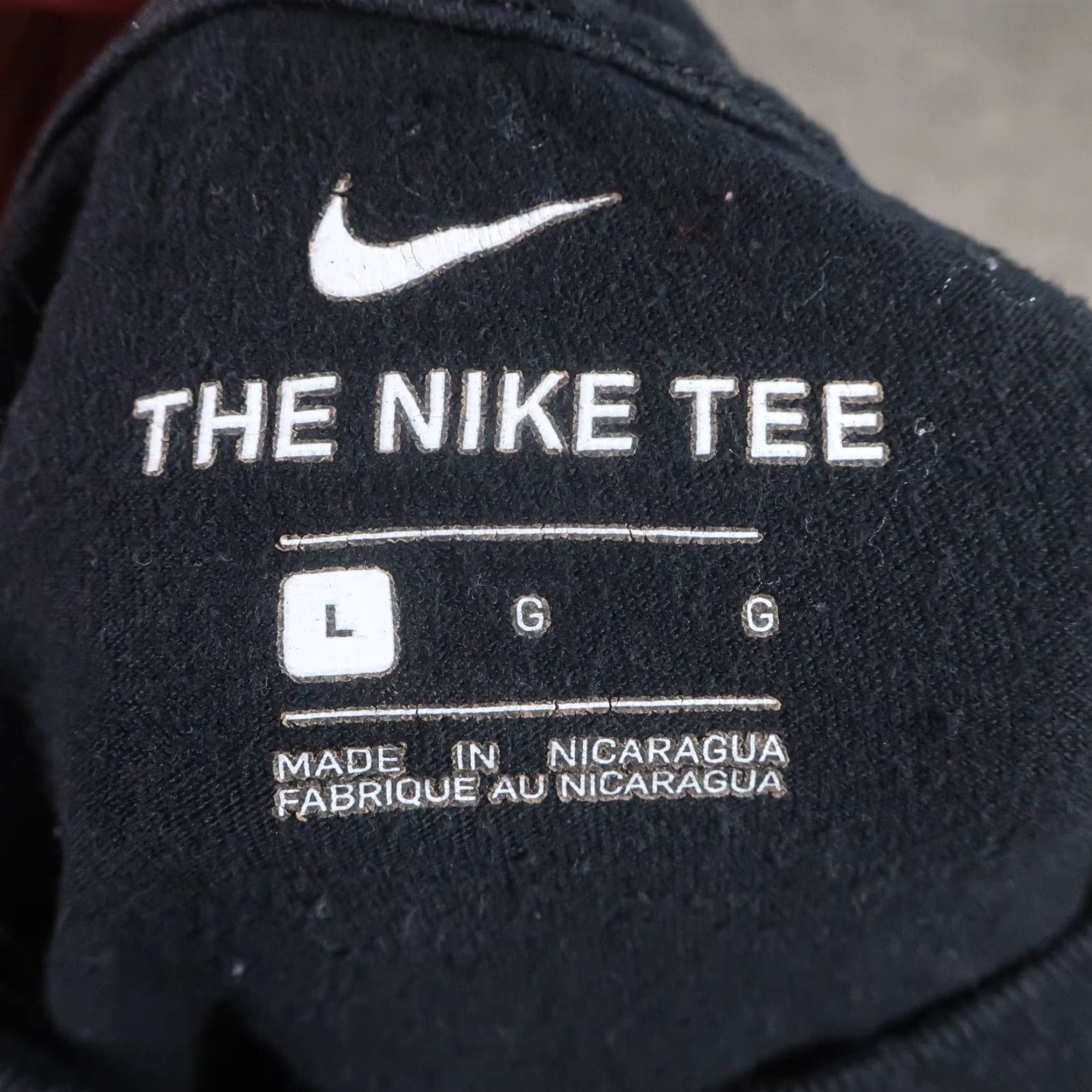 Nike Nike T-Shirt Mens Large Black Short Sleeve Crew Neck Graphic Big Logo Size US L / EU 52-54 / 3 - 3 Thumbnail