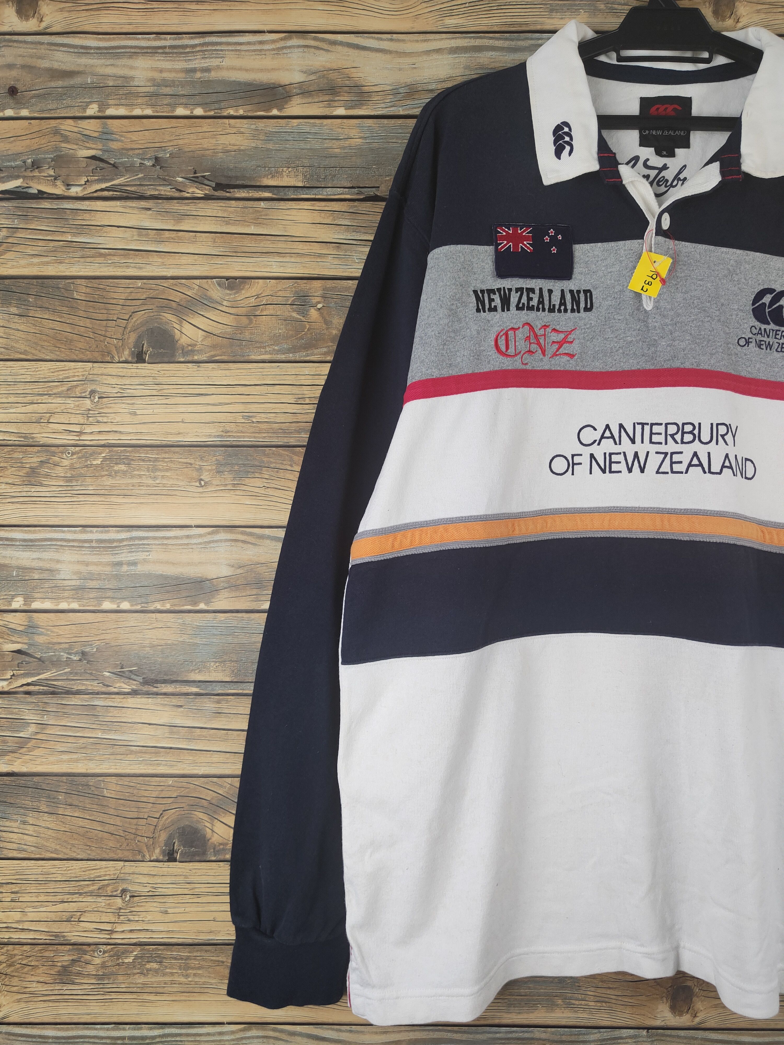 Canterbury of New Zealand DL Canterbury of New Zealand Black Long Sleeve Polos #1932 Size US XL / EU 56 / 4 - 3 Thumbnail