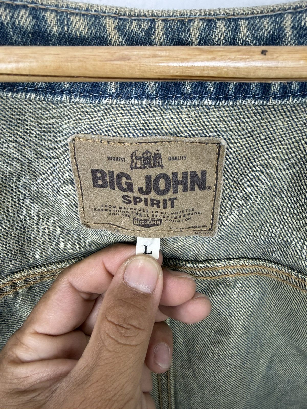 Big John Vintage Big John Spirit Denim Vest Size US L / EU 52-54 / 3 - 8 Thumbnail