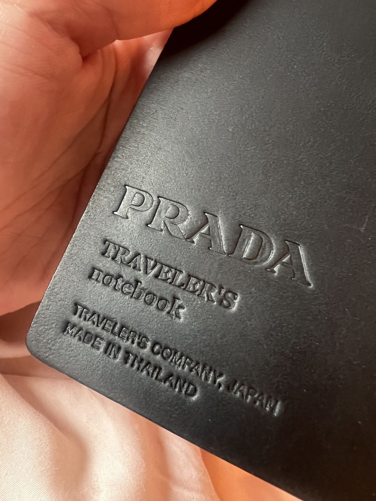Prada 🔺Prada x Traveler’s company leather cover notebook Size ONE SIZE - 4 Thumbnail
