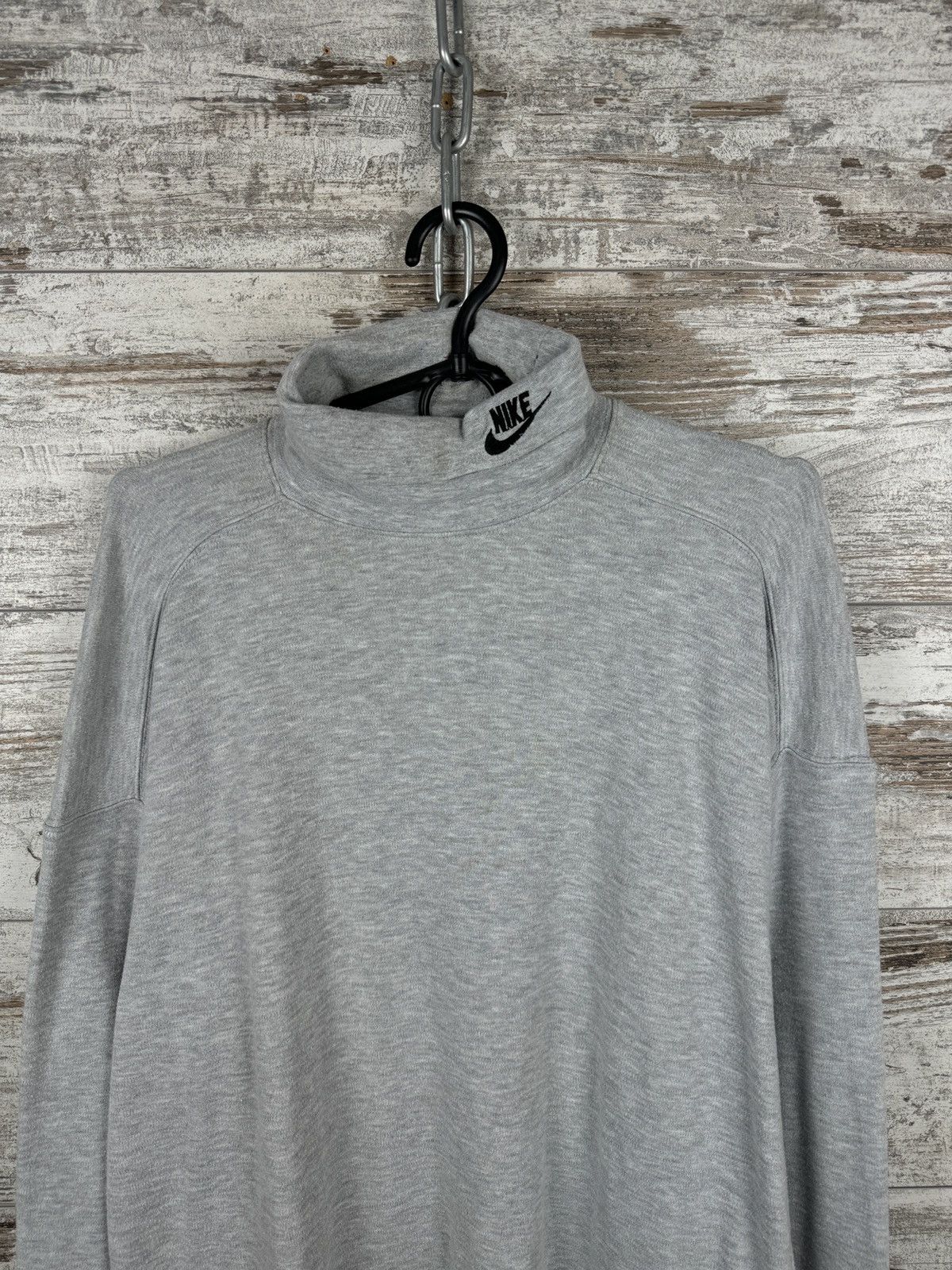 Nike × Vintage Mens Vintage Nike Turtleneck Embroidered Swoosh Logo size XL Size US XL / EU 56 / 4 - 2 Thumbnail