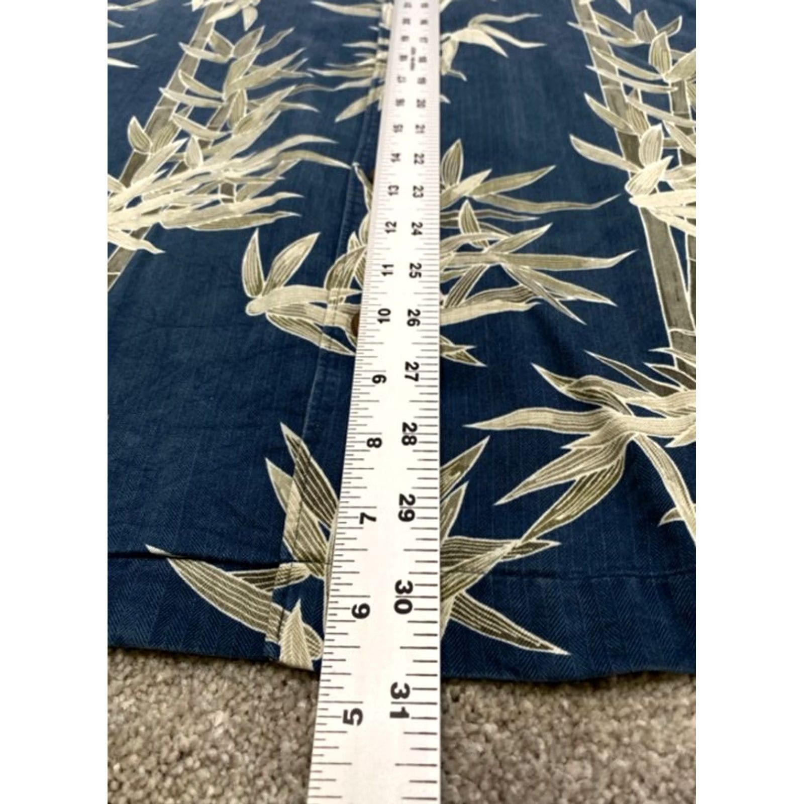 Vintage Jamaica Jaxx Hawaiian Shirt Men's 2XL Blue Palm Leafs Short Sleeve 100% Silk Silk Button-Up Floral Hawaiian 2XL Jamaica Jaxx Mens Size US XXL / EU 58 / 5 - 4 Thumbnail