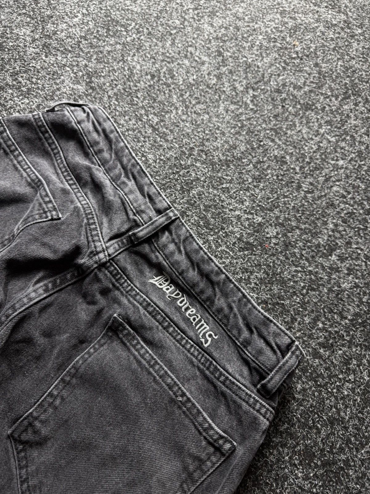 Japanese Brand Japanese Avant-Garde 00s Distressed Panel Jeans Wide Leg Y2K Size US 31 - 18 Thumbnail