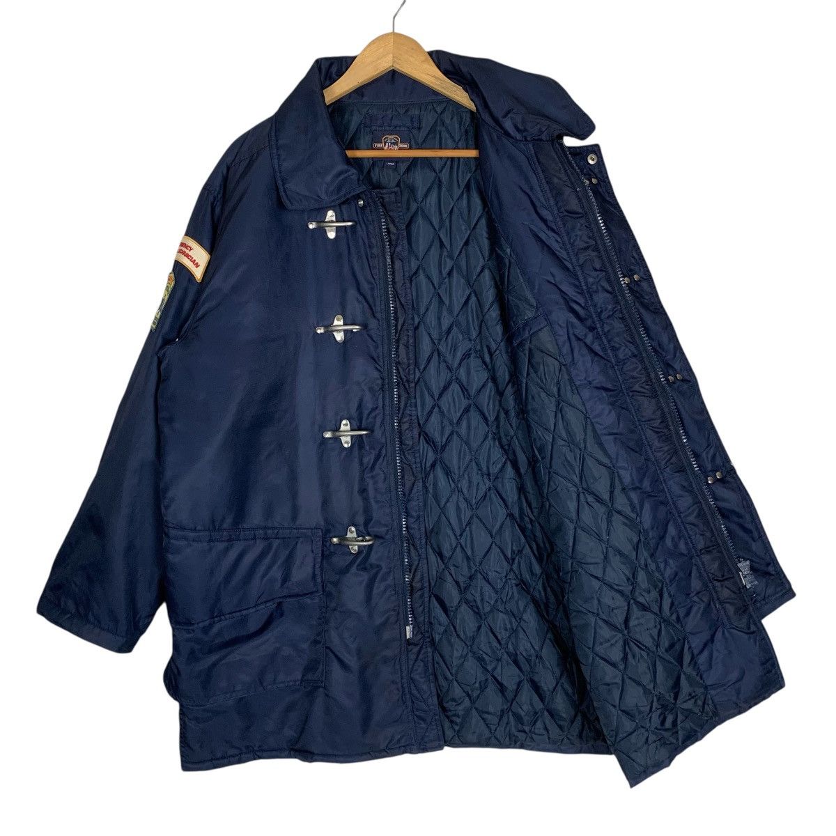 Vintage Vintage Fire Department FDNY Fire Zone StreetWear Jacket Size US XL / EU 56 / 4 - 7 Thumbnail