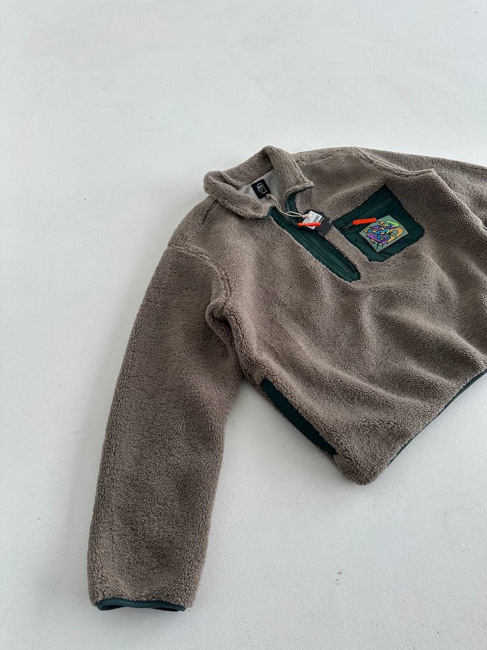 Brain Dead Teddy Sherpa Half Zip Jacket Size US XL / EU 56 / 4 - 1 Thumbnail