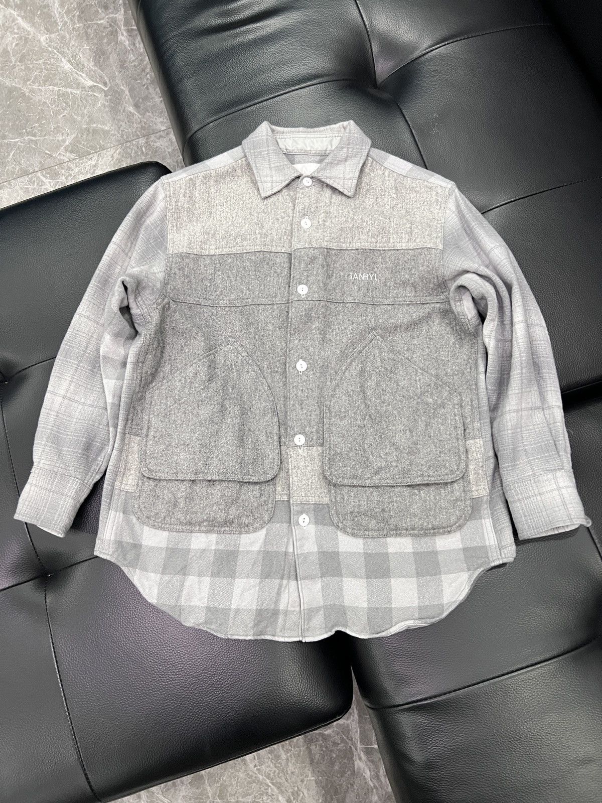Ganryu Ganryu by Comme des Garçons 2014 Patchwork Plaid Deconstruct Size US S / EU 44-46 / 1 - 1 Thumbnail