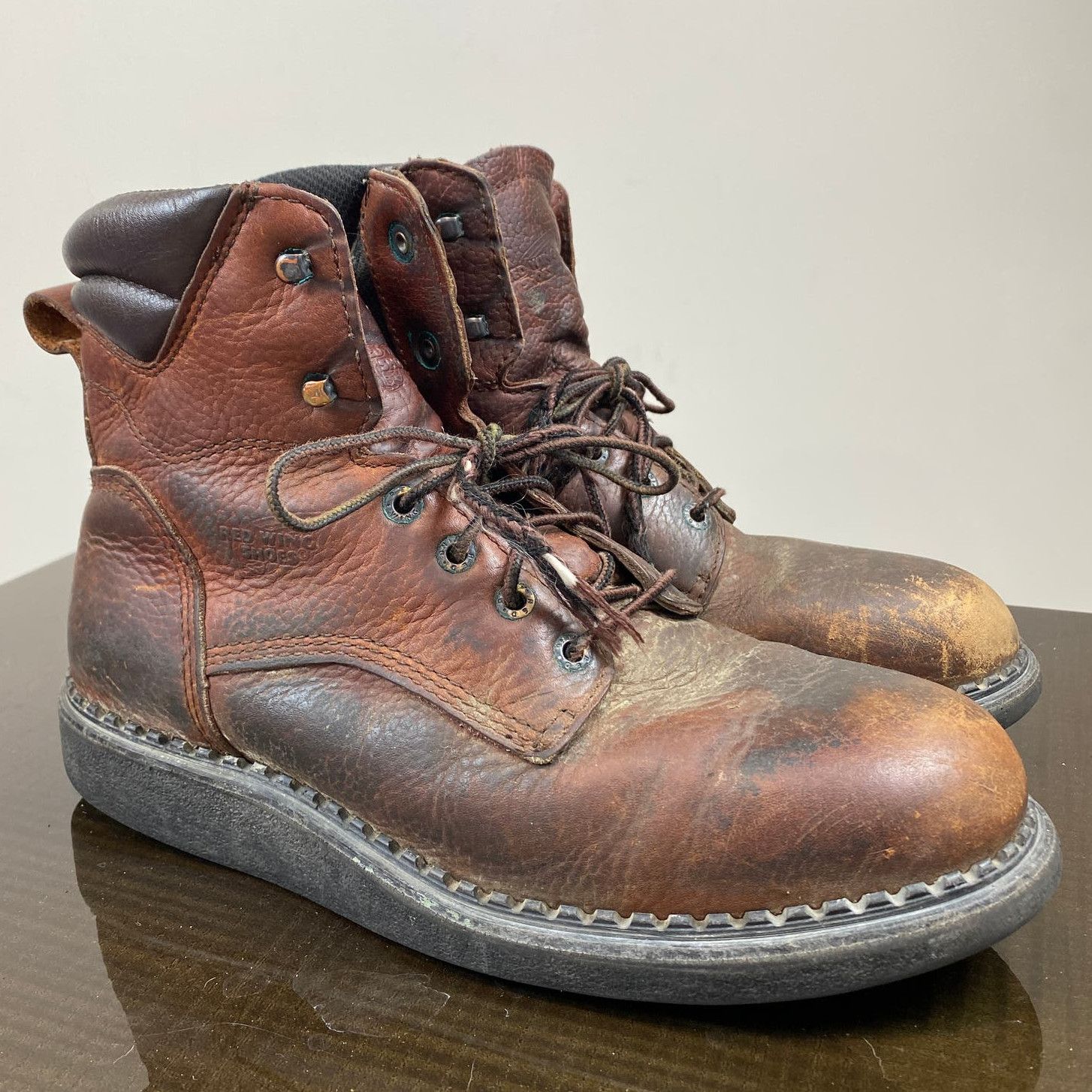 Red Wing Rare Red Wing Boots 2907 Work boots LINEMAN Leather