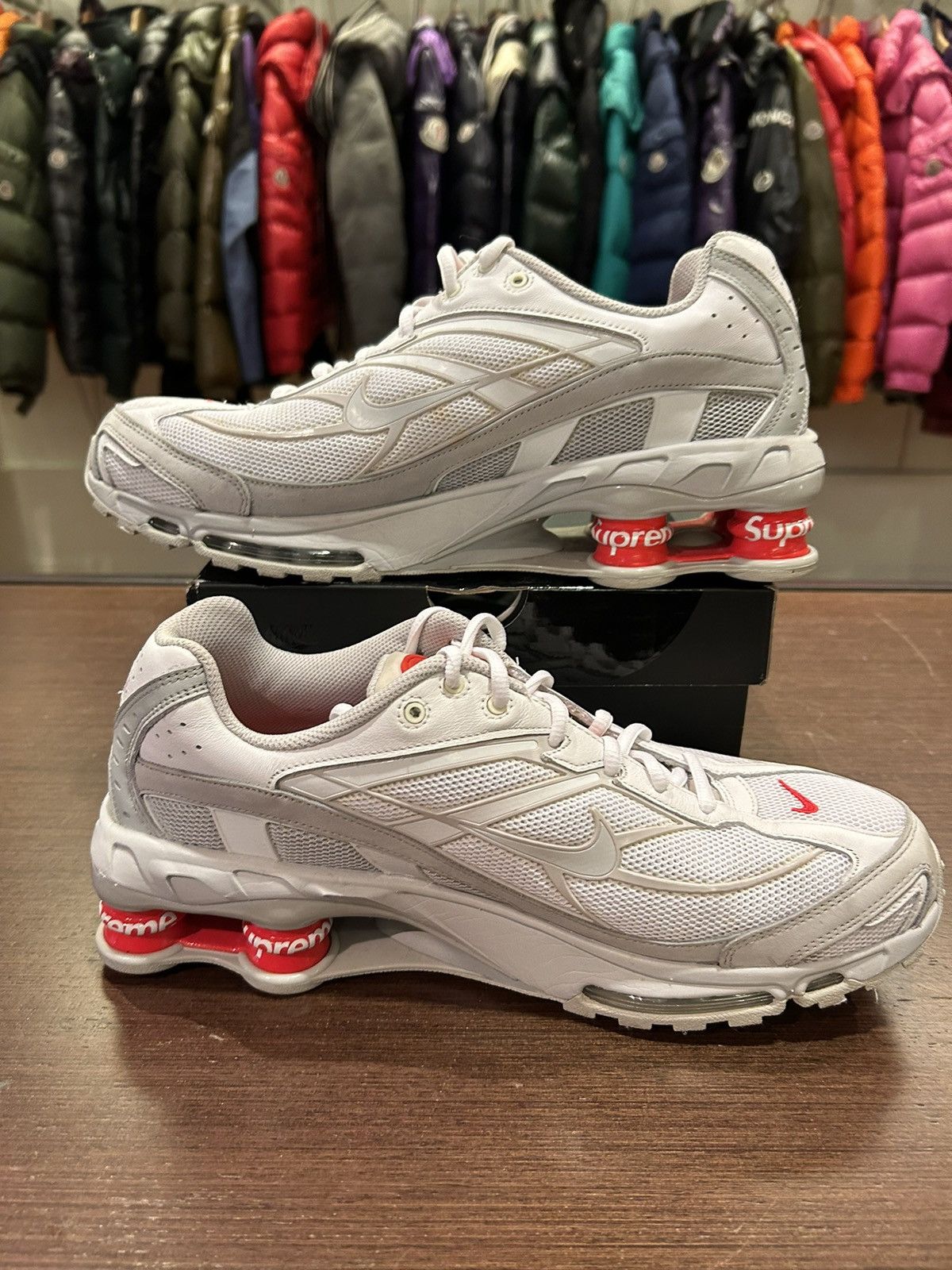 Nike × Supreme Nike Shox Ride 2 SP ‘Supreme White’ Size US 11 / EU 44 - 3 Thumbnail