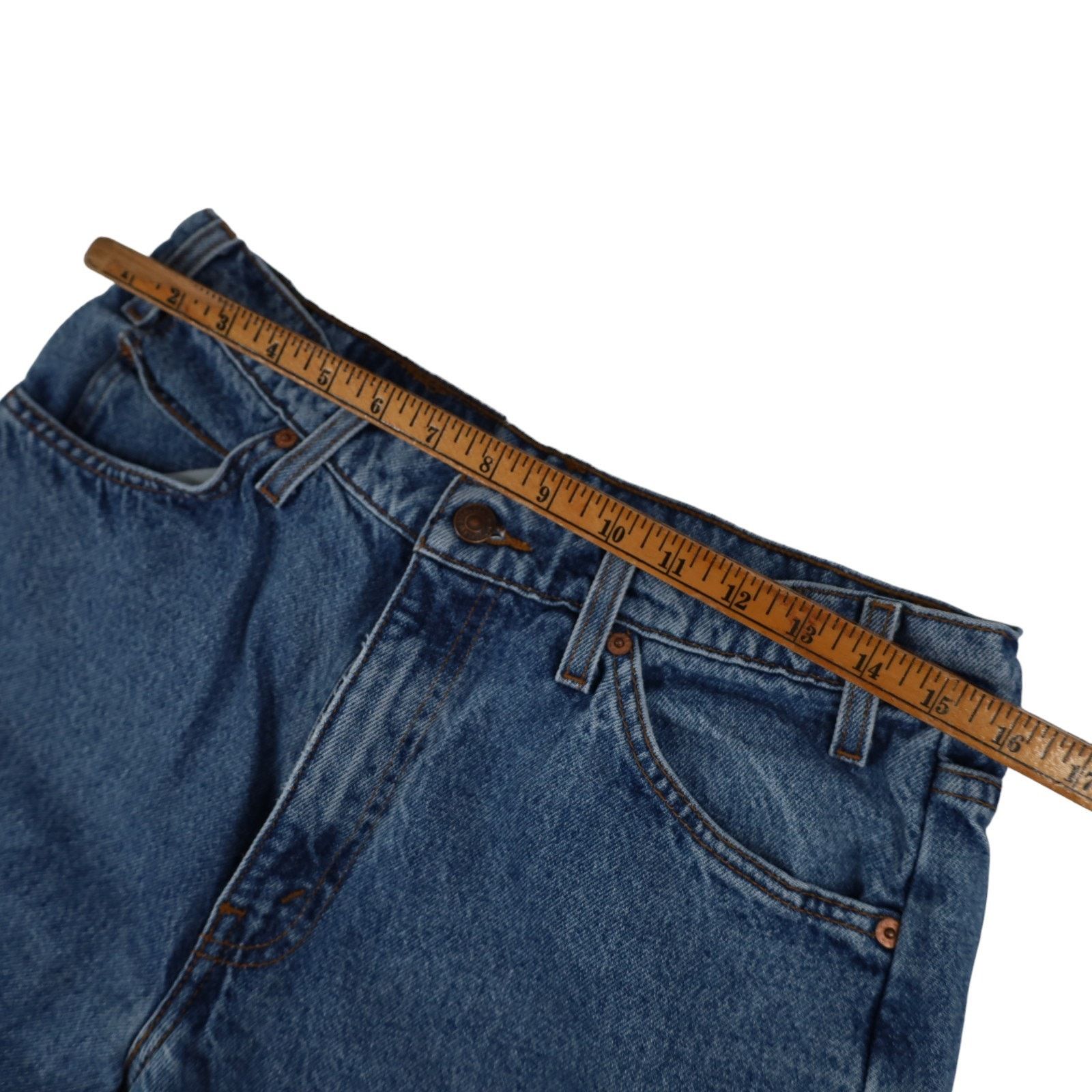 Levi's × Vintage Vintage Levis 550 Orange Tab Relaxed Denim Jeans Size US 34 / EU 50 - 7 Thumbnail