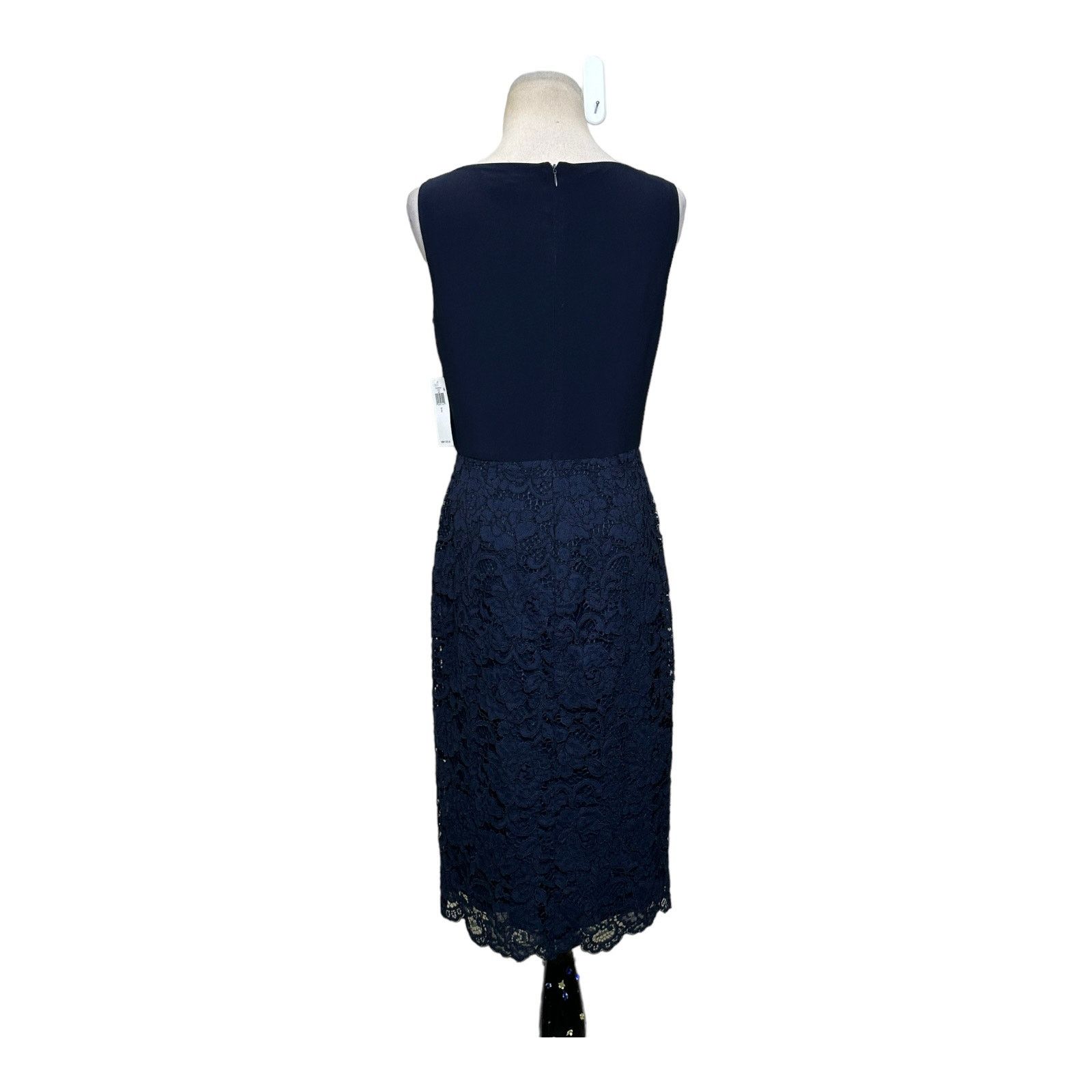 Ralph Lauren Ralph Lauren navy blue lace detail skirt cocktail dress 2 Size XS / US 0-2 / IT 36-38 - 15 Thumbnail
