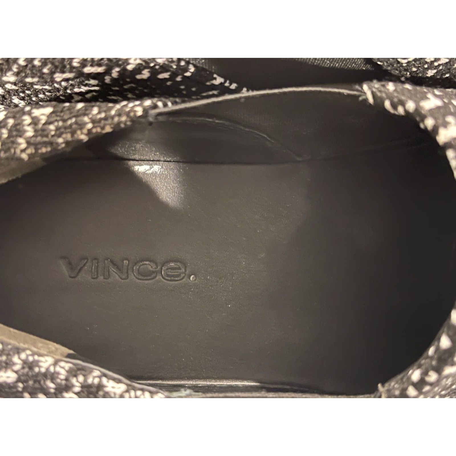 Vince Vince Warren Platform Slip-On Sneaker Women 7M Multicolor Black White Speckled MSRP 225 Sneaker Size US 7 / IT 37 - 4 Thumbnail