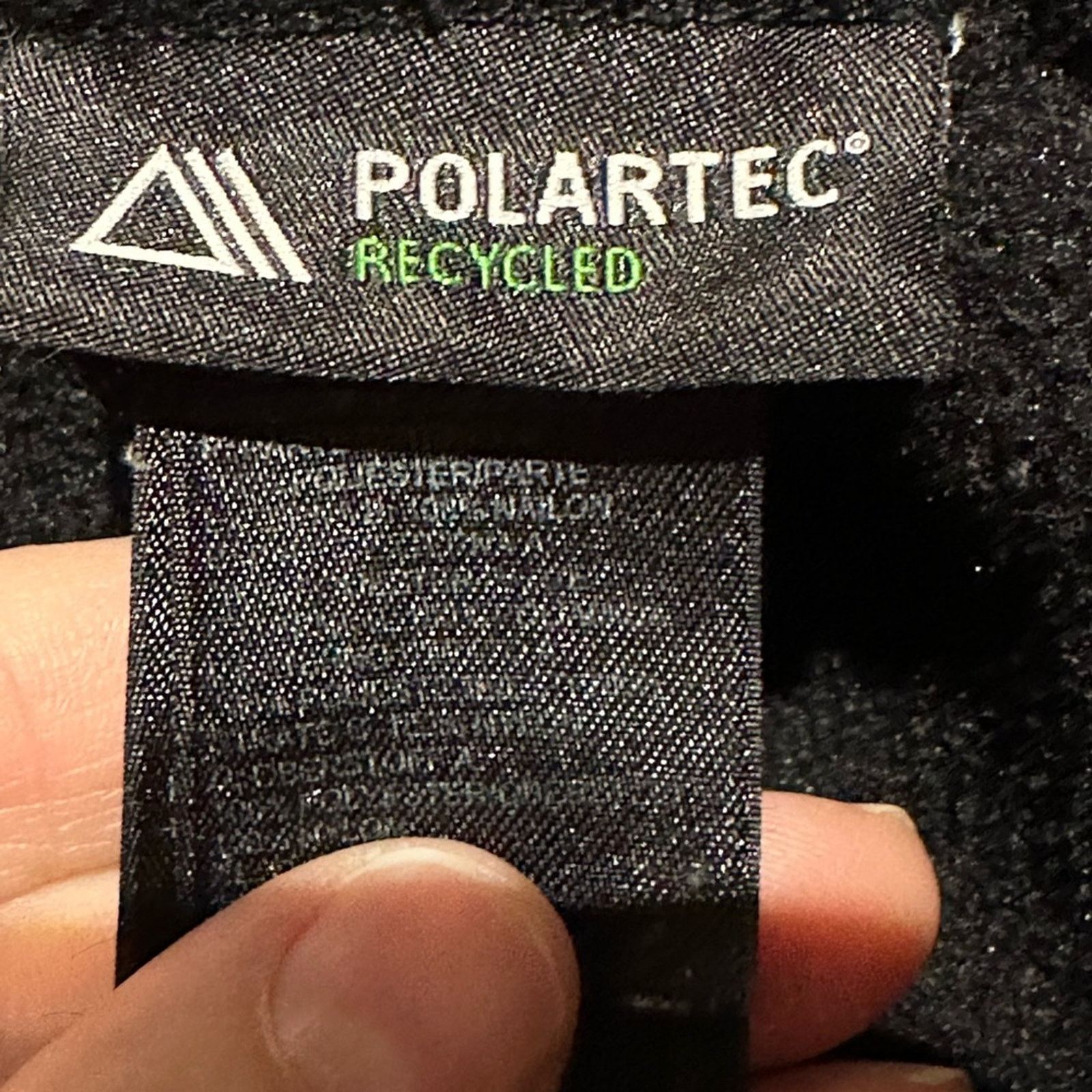 The North Face The North Face Polartec Womens Small Black Fleece Zip Jacket Size S / US 4 / IT 40 - 3 Thumbnail