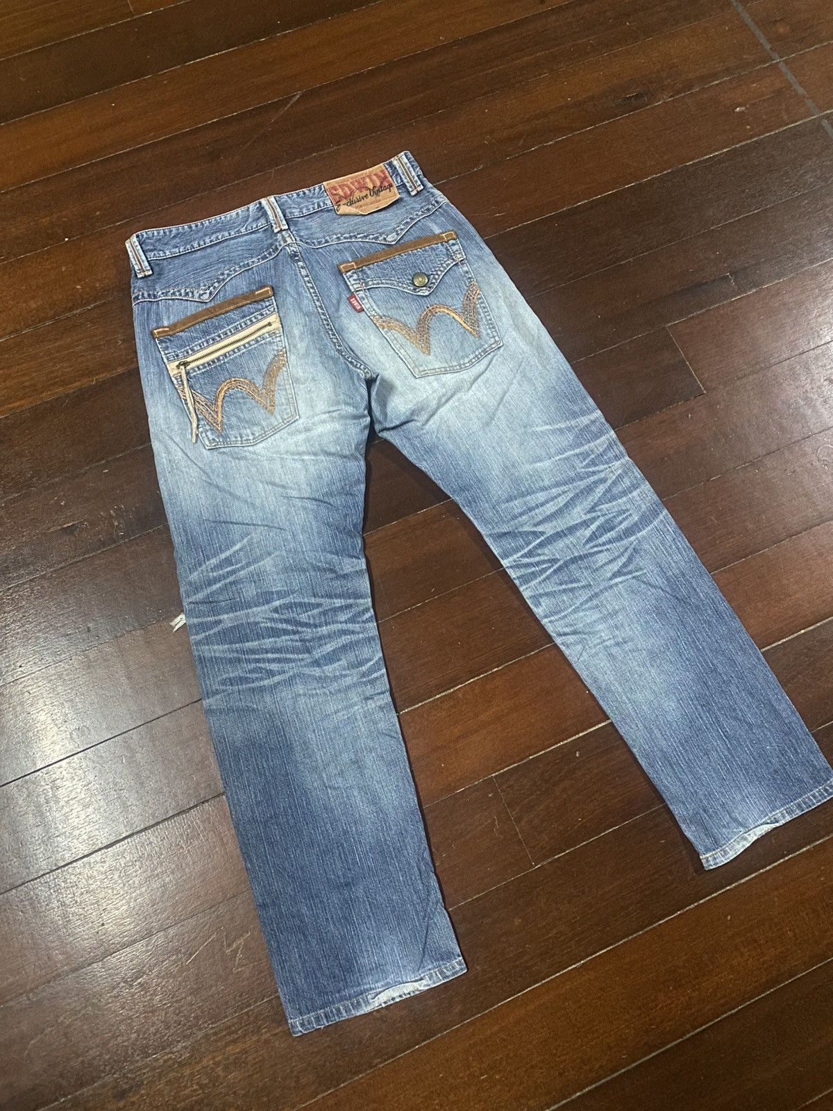 If Six Was Nine Edwin Exclusive Vintage Lgb Style Denim distressed mud wash Size US 36 / EU 52 - 11 Thumbnail