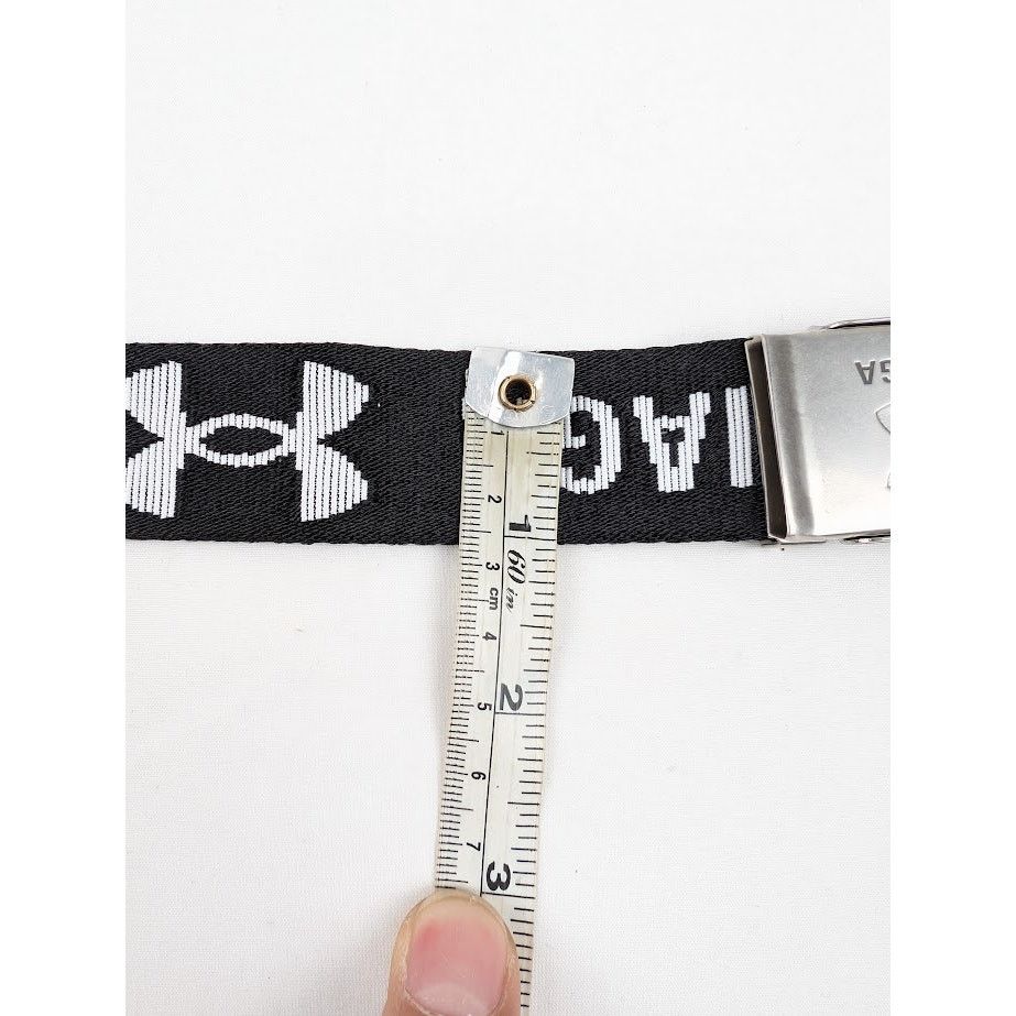 Balenciaga × Under Armour o1rshd1 Size:OS / Jacquard Web Belt in Black/White Size ONE SIZE - 11 Thumbnail
