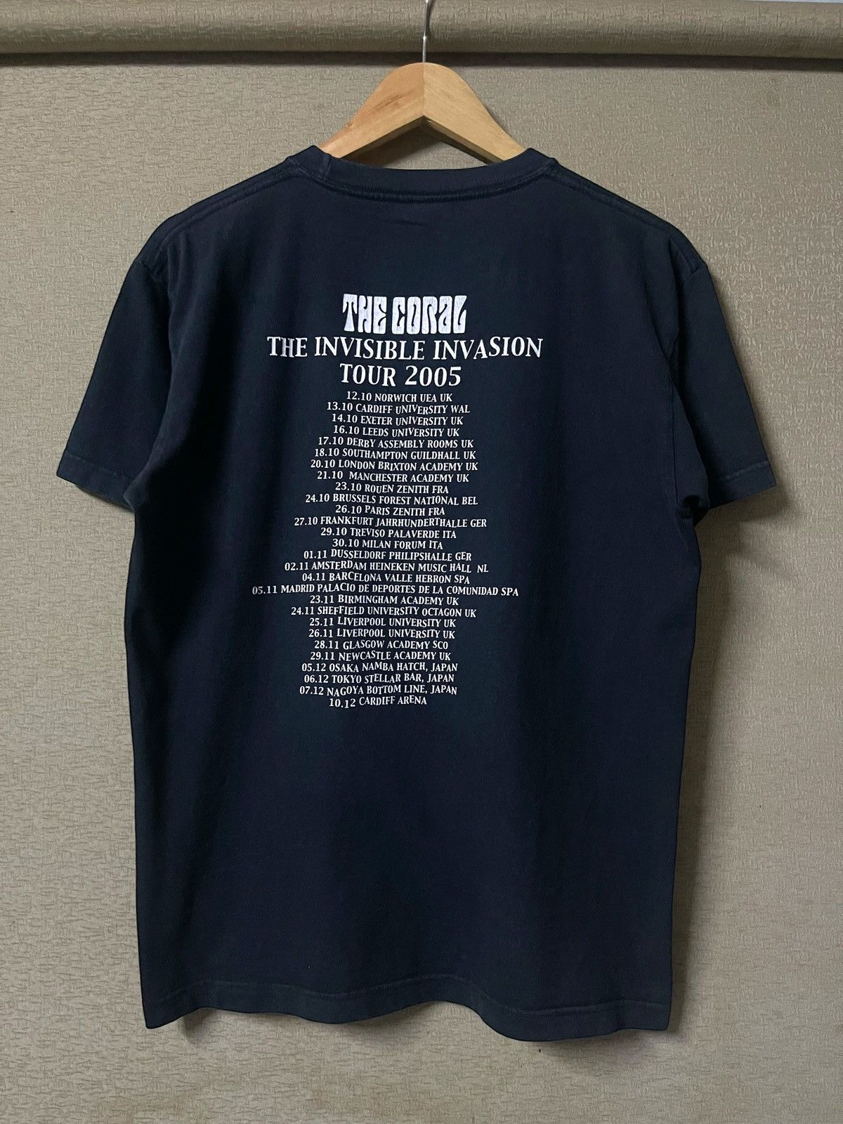 Vintage Vintage 00's The Coral The Invisible Invasion Tour Tshirt Size US M / EU 48-50 / 2 - 4 Thumbnail