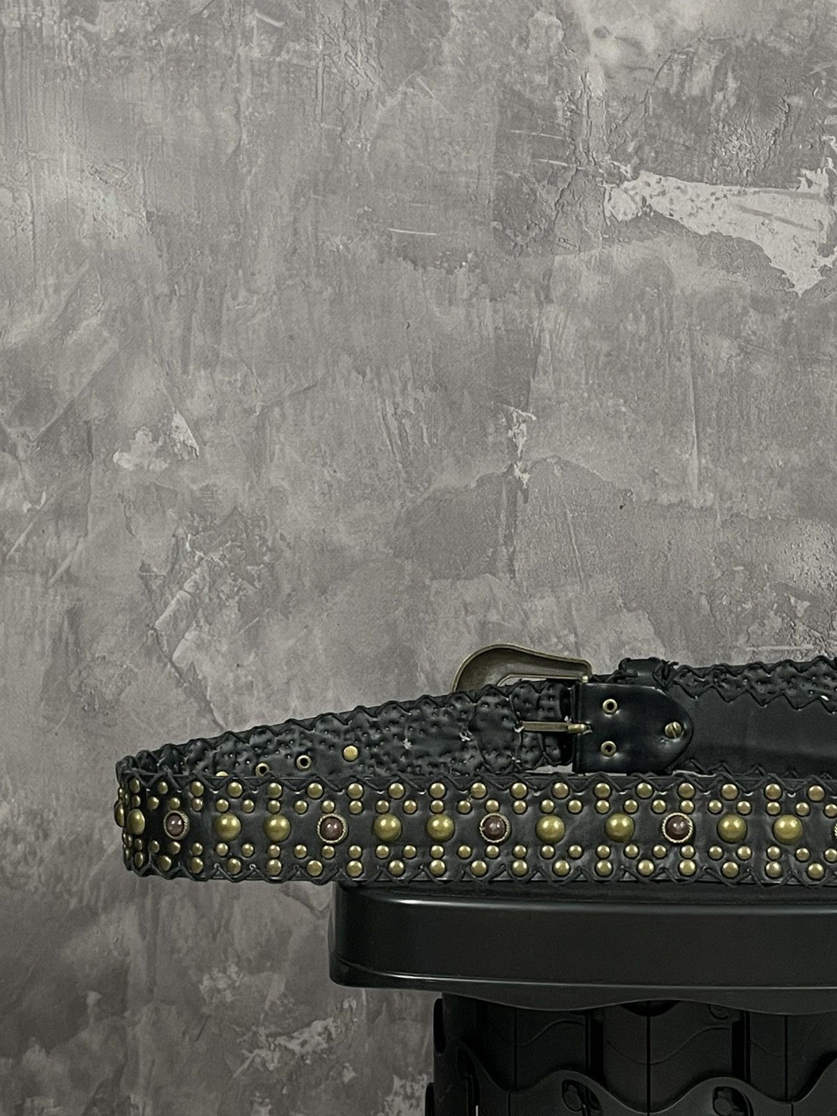 20471120 × If Six Was Nine × Le Grande Bleu (L.G.B.) Y2K Glamour Studded Japanese Brand Metal Belt Size ONE SIZE - 7 Thumbnail