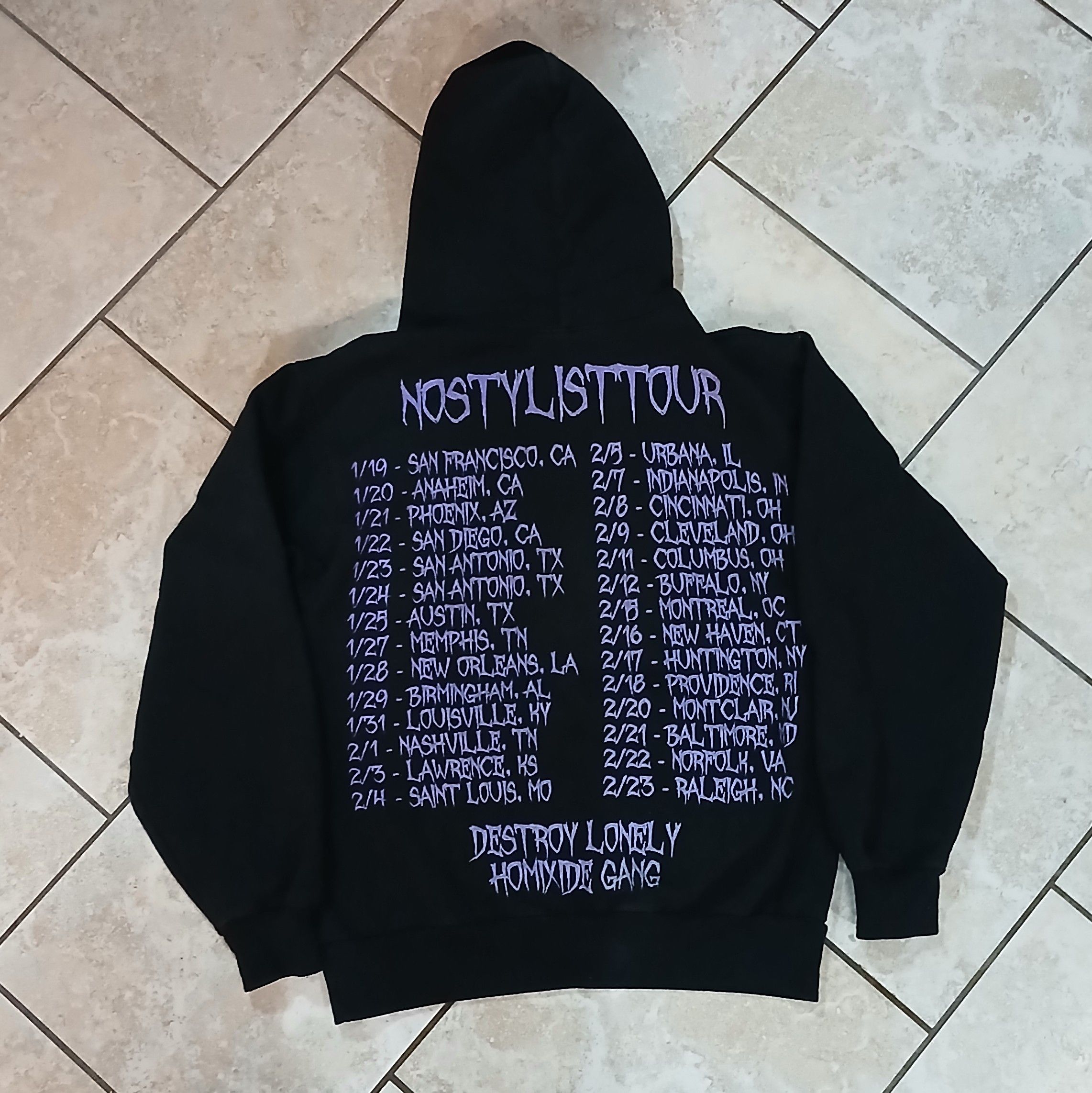Destroy Lonely S - Destroy Lonely No Stylist Tour Cat Hoodie Size US S / EU 44-46 / 1 - 5 Thumbnail
