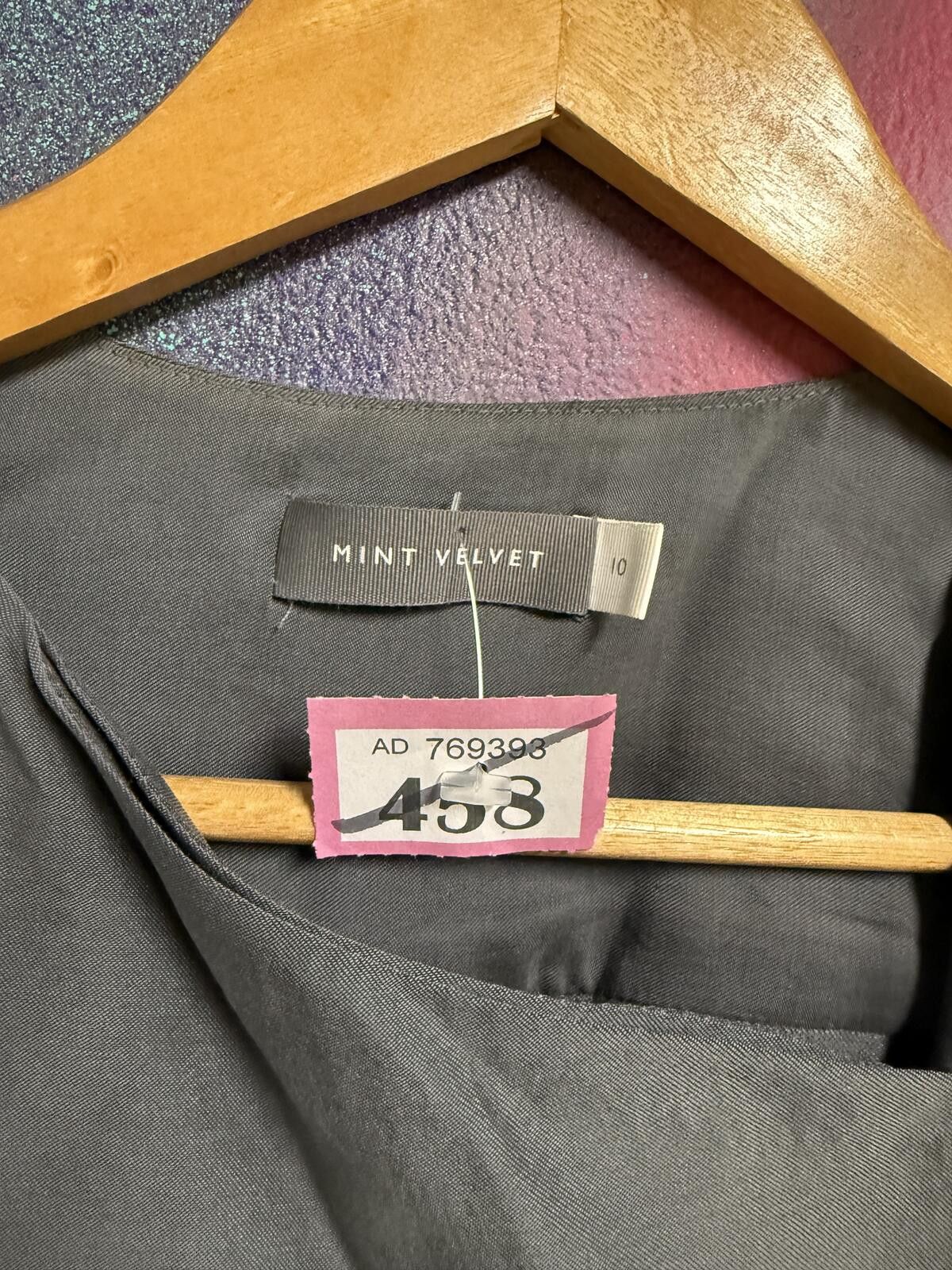 Other Mint Velvet charcoal grey Asymmetric Zip Biker jacket Size M / US 6-8 / IT 42-44 - 2 Thumbnail