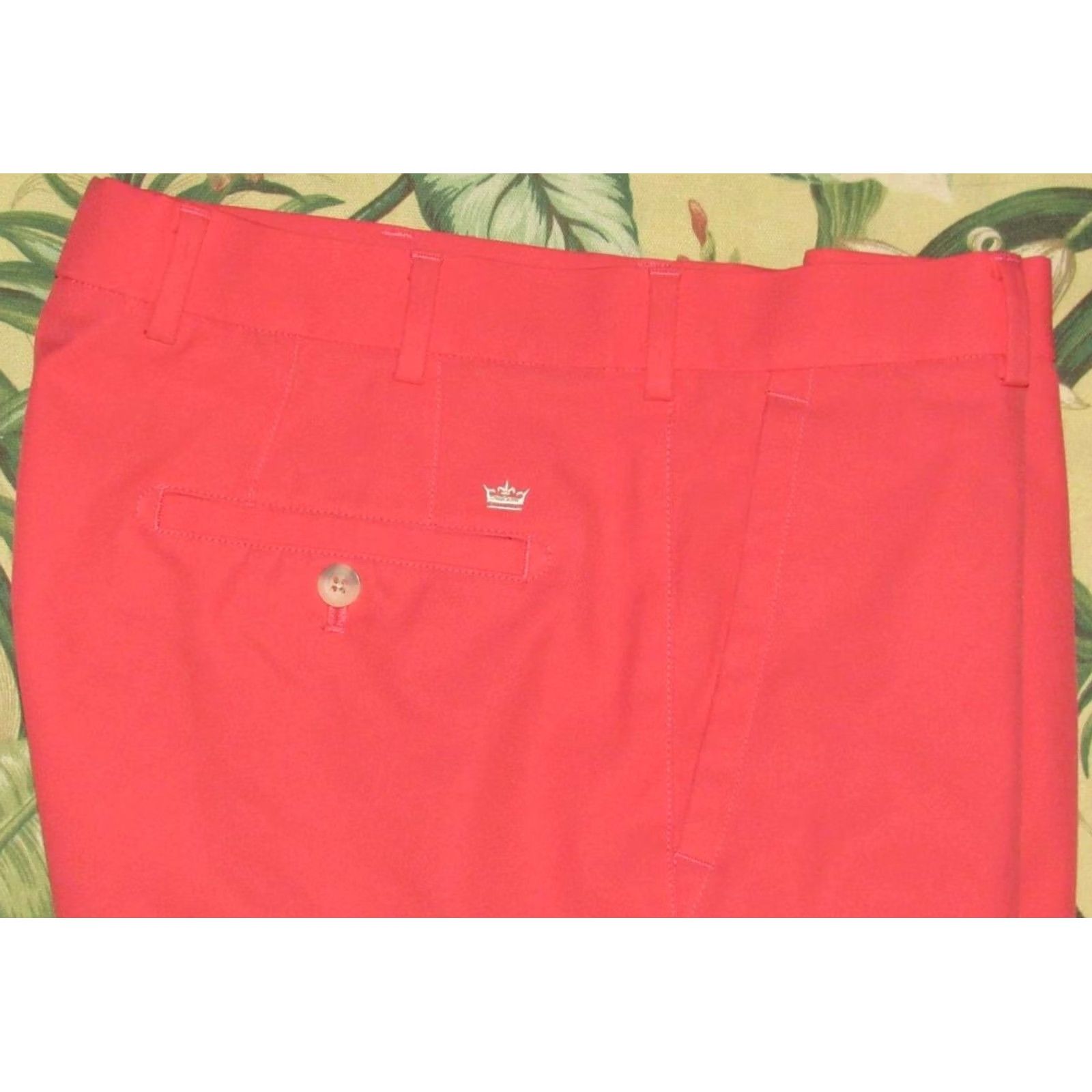 Peter Millar PETER MILLAR Wicking 9" Pink Chino Shorts 34 Mens Size US 34 / EU 50 - 2 Thumbnail