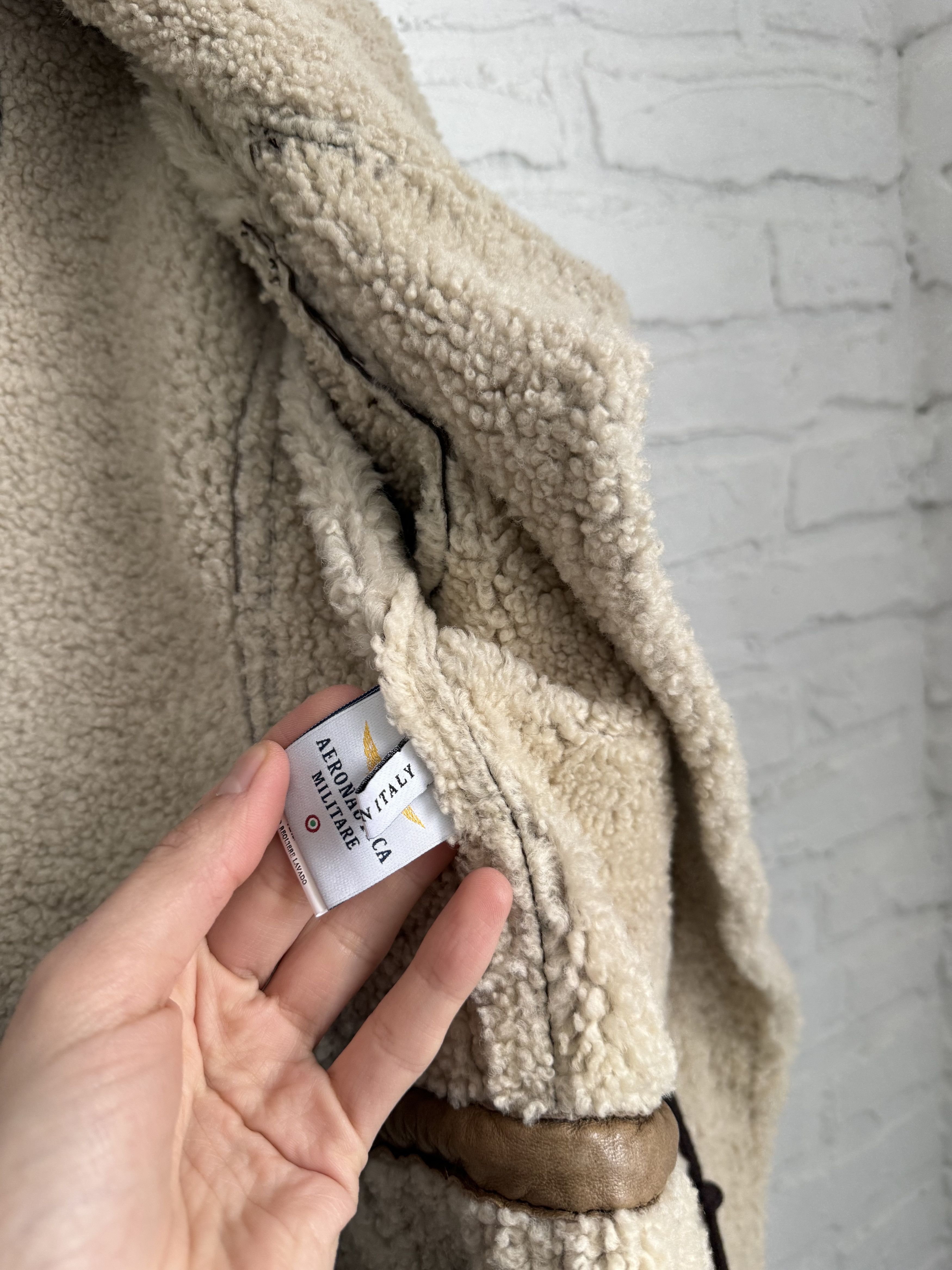 Aeronautica Militare Aeronautica Militare montone shearling jacket Size S / US 4 / IT 40 - 4 Thumbnail