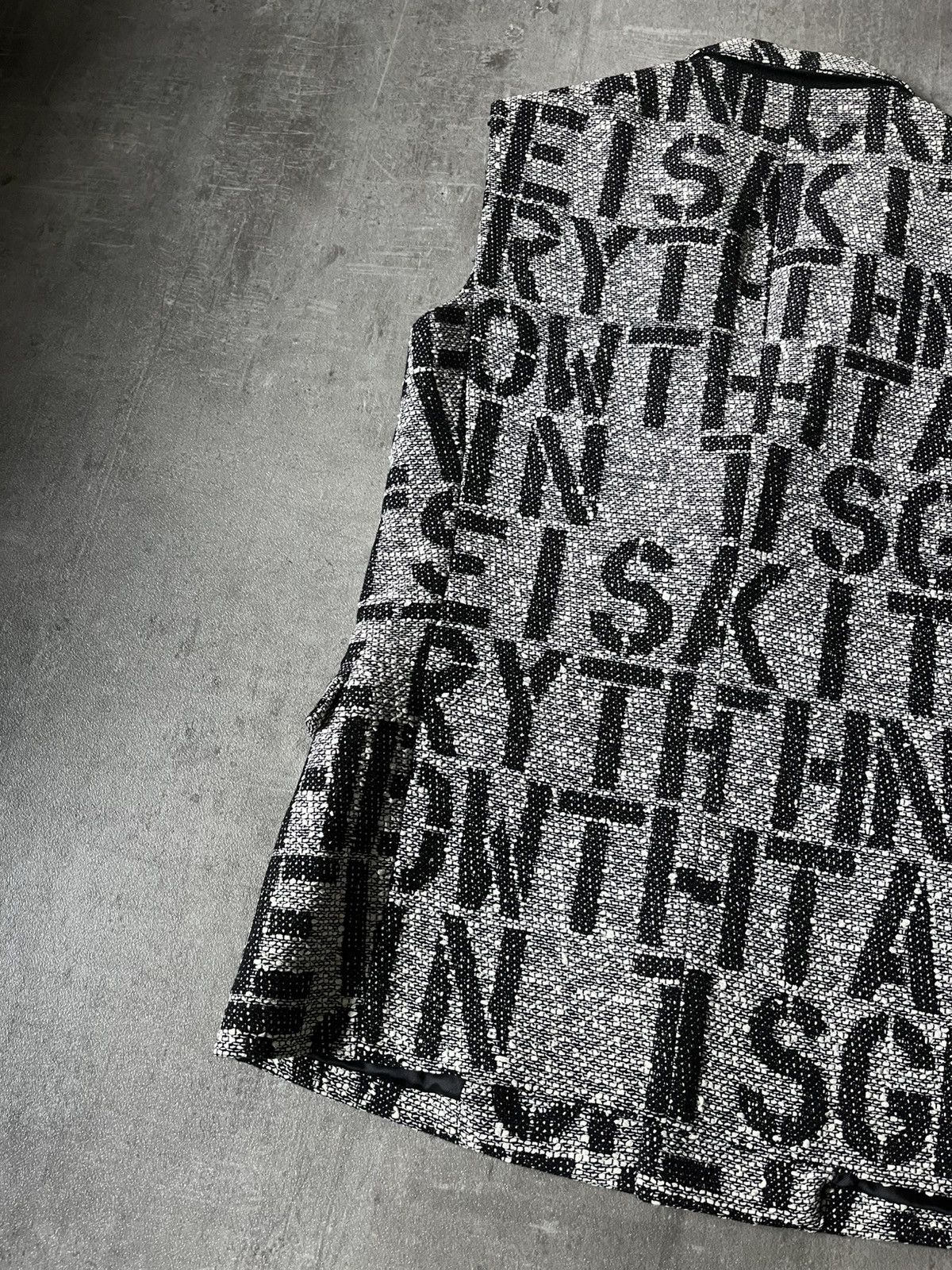 Raf Simons Raf Simons S/S 2009 christopher wool textured vest Size US S / EU 44-46 / 1 - 10 Thumbnail