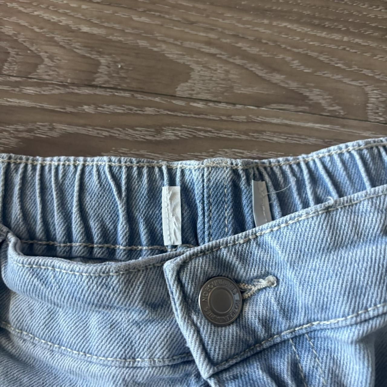 Japanese Brand Crazy Vintage Y2K/2000s Baggy Light Wash Skater Wide Leg Denim Jeans! 34x32 Size US 34 / EU 50 - 7 Thumbnail