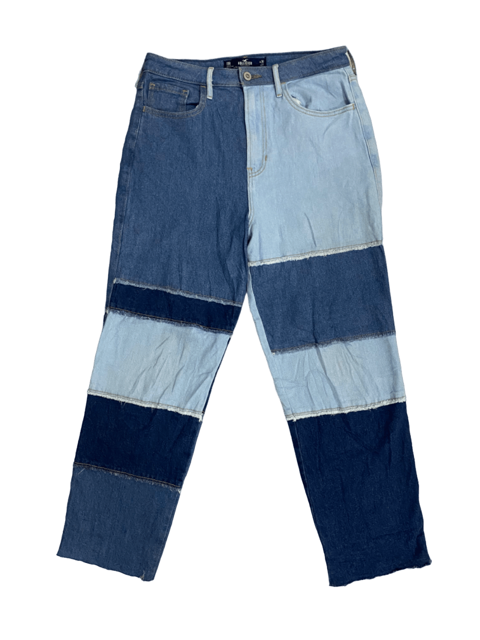 Hollister × Japanese Brand Cut Paste Loose Hollister Denim Jeans Size US 30 / EU 46 - 1 Thumbnail