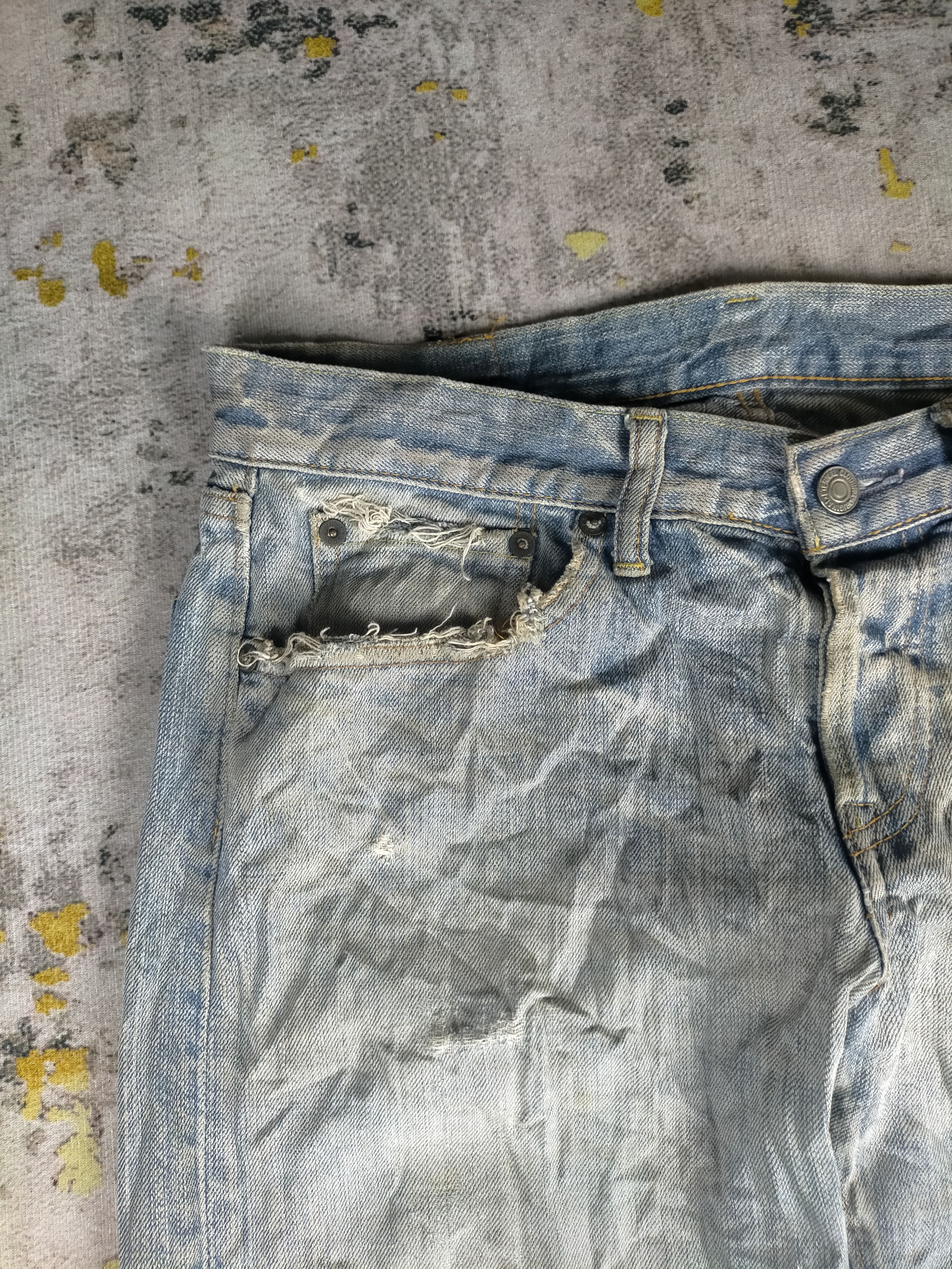 Eternal 90s Eternal Mudwash Thrashed Distressed Jeans Size US 30 / EU 46 - 3 Thumbnail