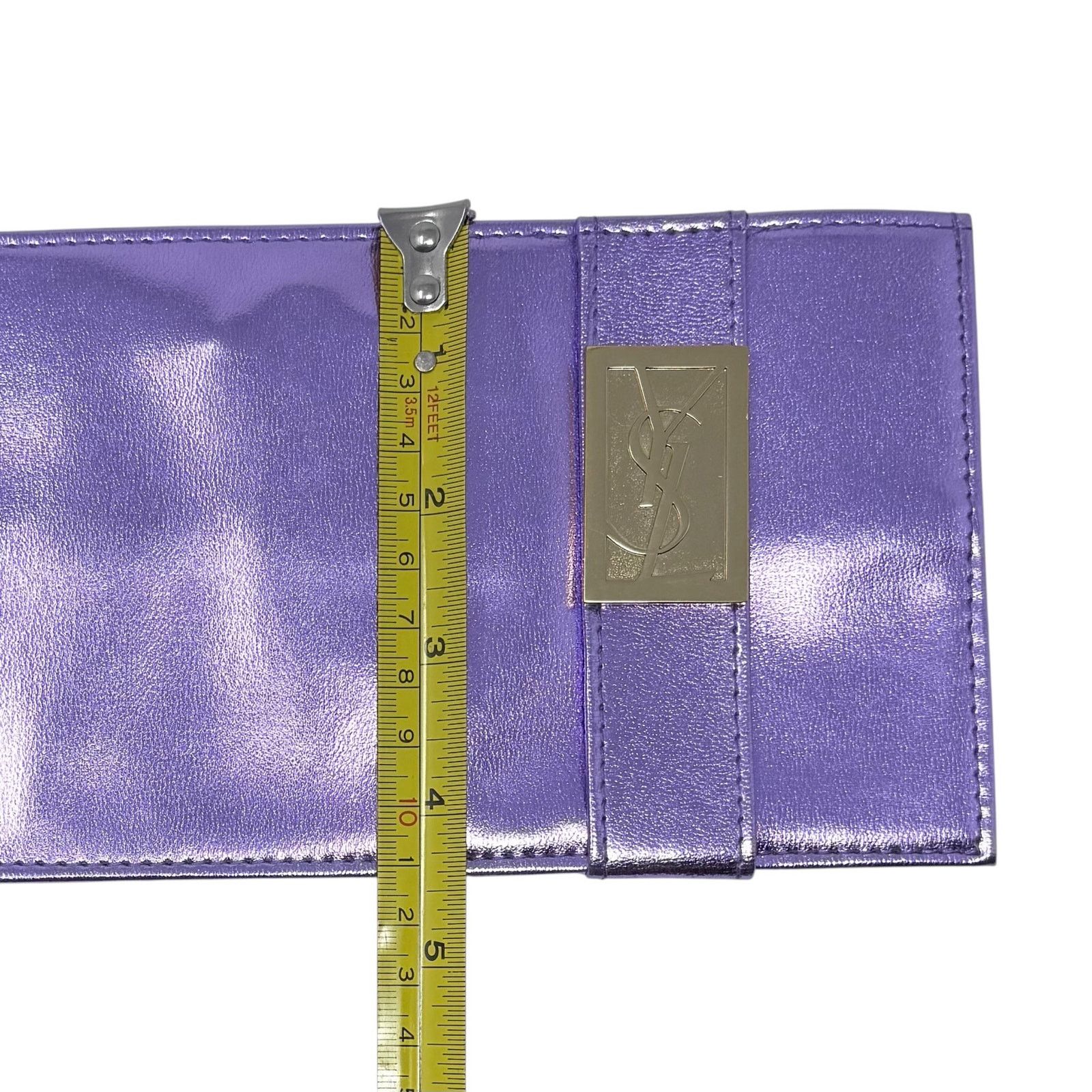 Saint Laurent Paris YSL Beaute Purple Long Wallet Size ONE SIZE - 9 Thumbnail