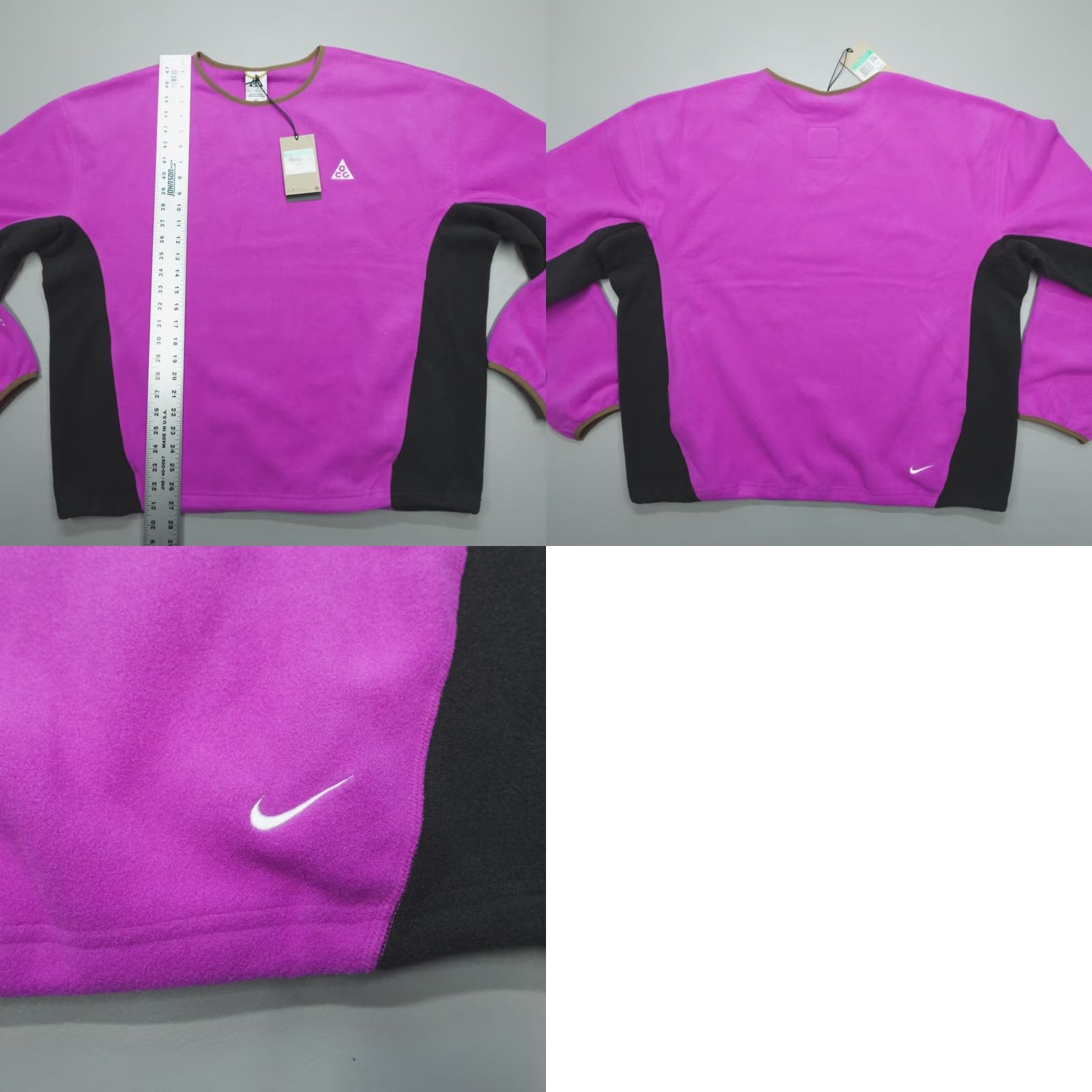 Nike Nike ACG Wolf Tree Fleece Polartec Sweatshirt Men XL Vivid PurpleHV1117–551 Size US XL / EU 56 / 4 - 8 Thumbnail