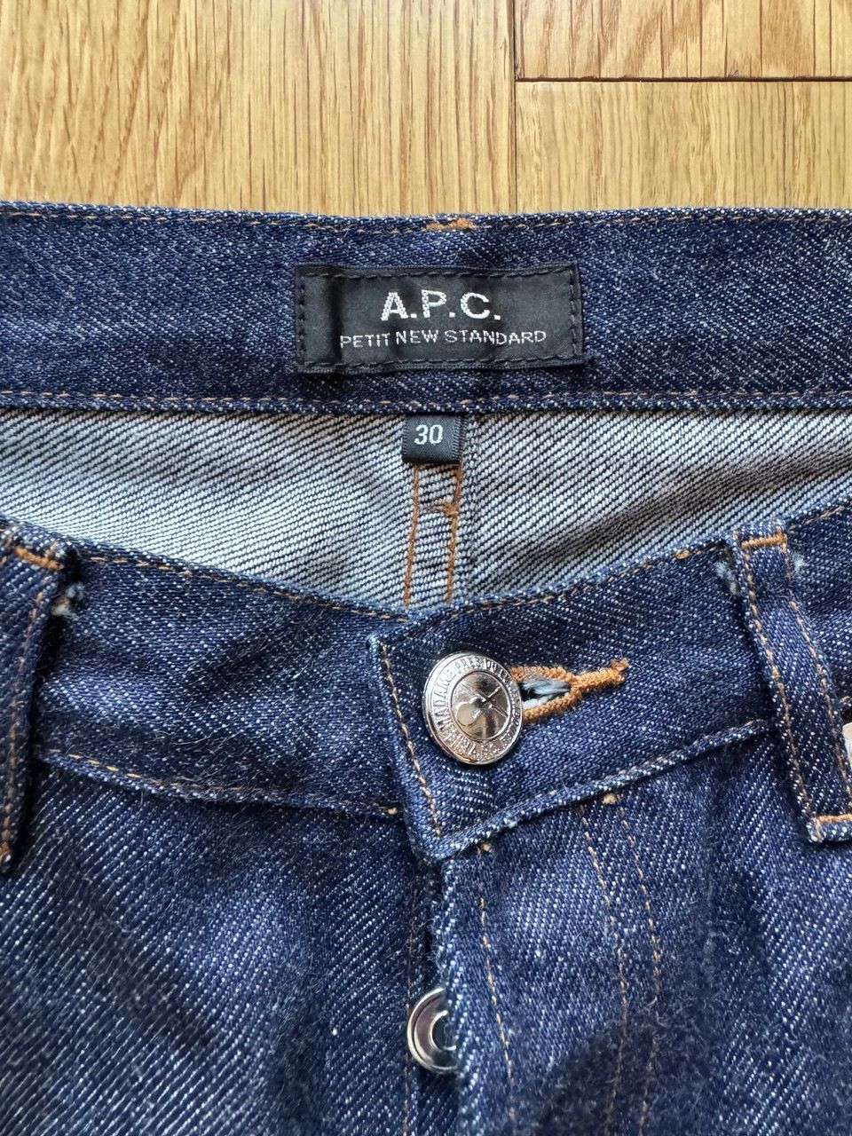 A.P.C. A.P.C. Petit New Standard Slim Fit Jeans in Indigo Size 30 Size US 30 / EU 46 - 5 Thumbnail