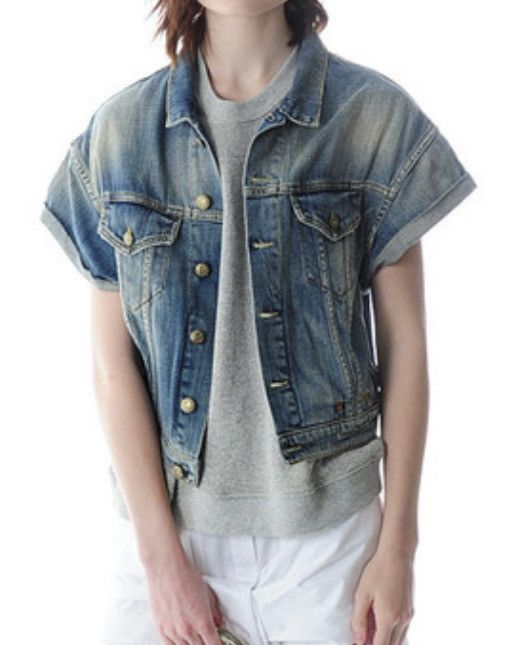 R13 Denim roll sleeve vest Size US S / EU 44-46 / 1 - 5 Thumbnail