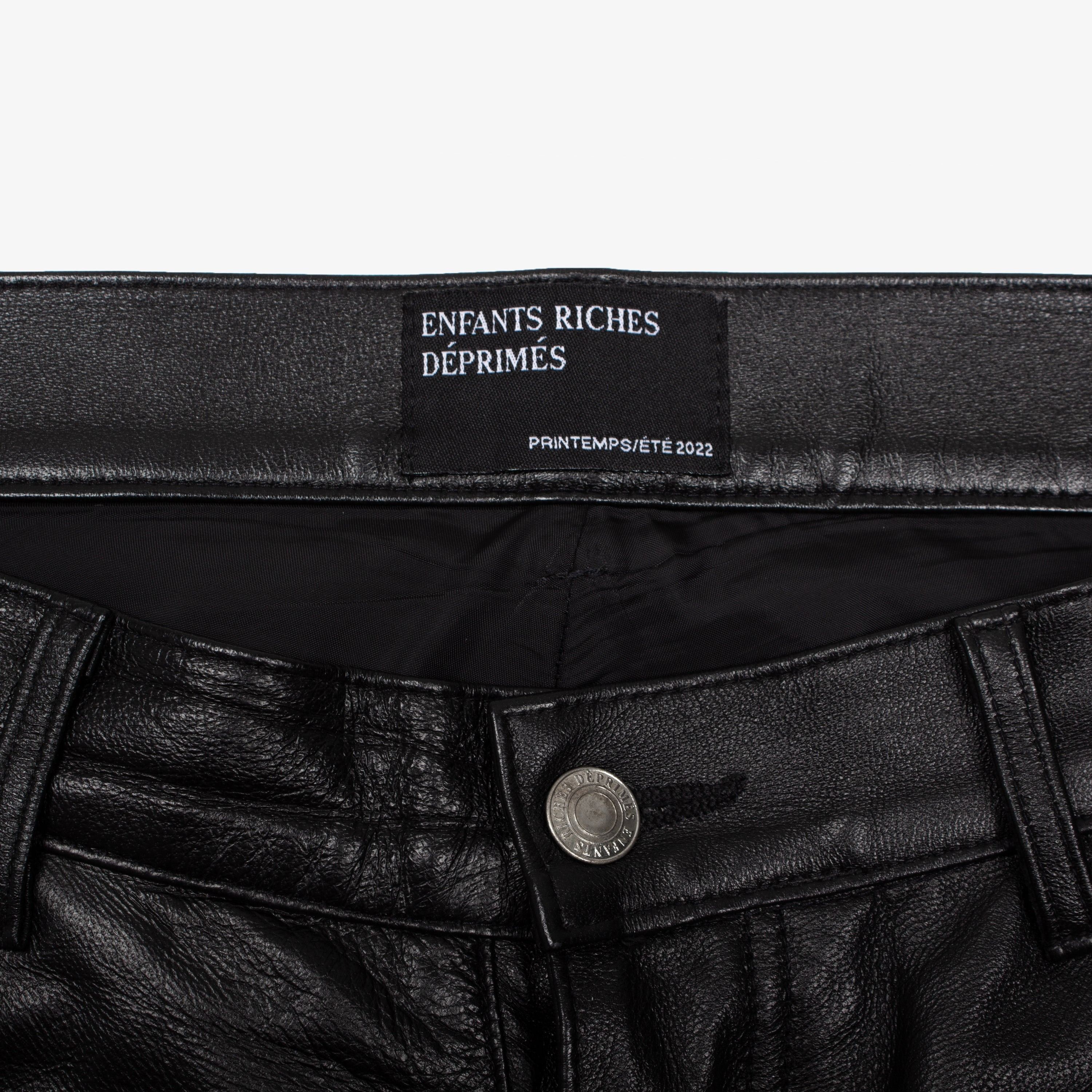 Enfants Riches Deprimes ERD DOUBLE KNEE LEATHER CARPENTER PANT Size US 34 / EU 50 - 4 Thumbnail