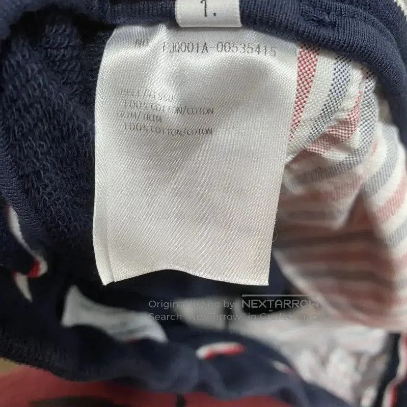 Thom Browne Thom Browne Blue Cotton Casual Pants . Size 28" / US 6 / IT 42 - 6 Thumbnail