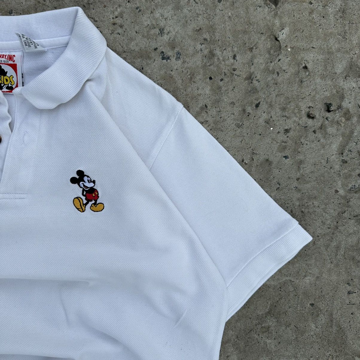 Disney Vintage Retro 90s Kids Mickey Mouse Polo Disney Y2K Size US XXS / EU 40 - 4 Thumbnail