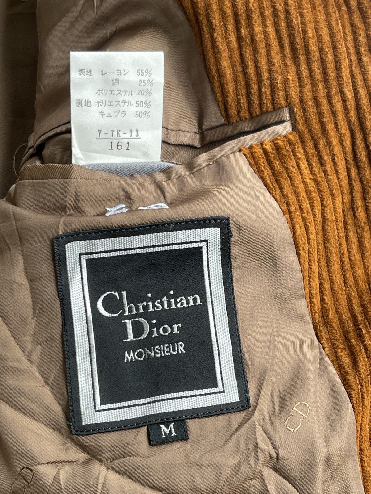 Christian Dior Monsieur Christian Dior Monsieur Luxury Corduroy Coat Size US M / EU 48-50 / 2 - 5 Thumbnail