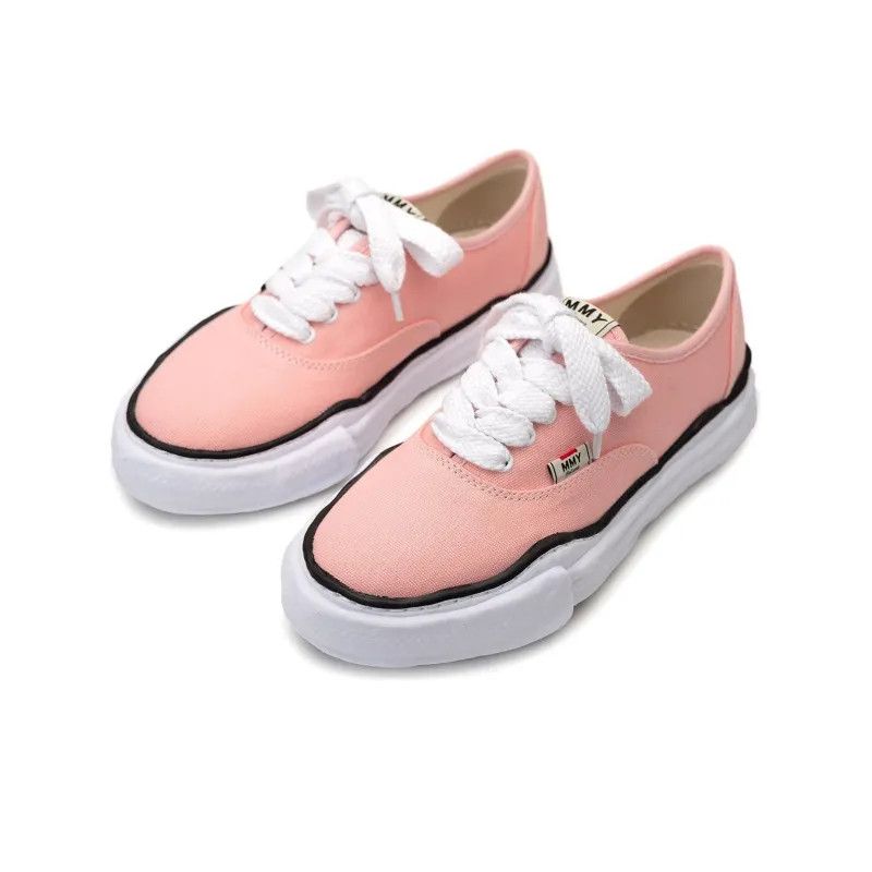 Maison MIHARA YASUHIRO o1mle0924 Suede Low-Top Sneaker in Pink Size US 6 / EU 39 - 4 Thumbnail