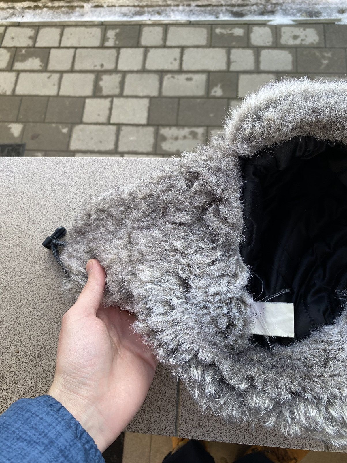 Hysteric Glamour × Vintage Crazy Y2k Mohair Fuzzy Hat Ushanka Punk Winter Size ONE SIZE - 4 Thumbnail