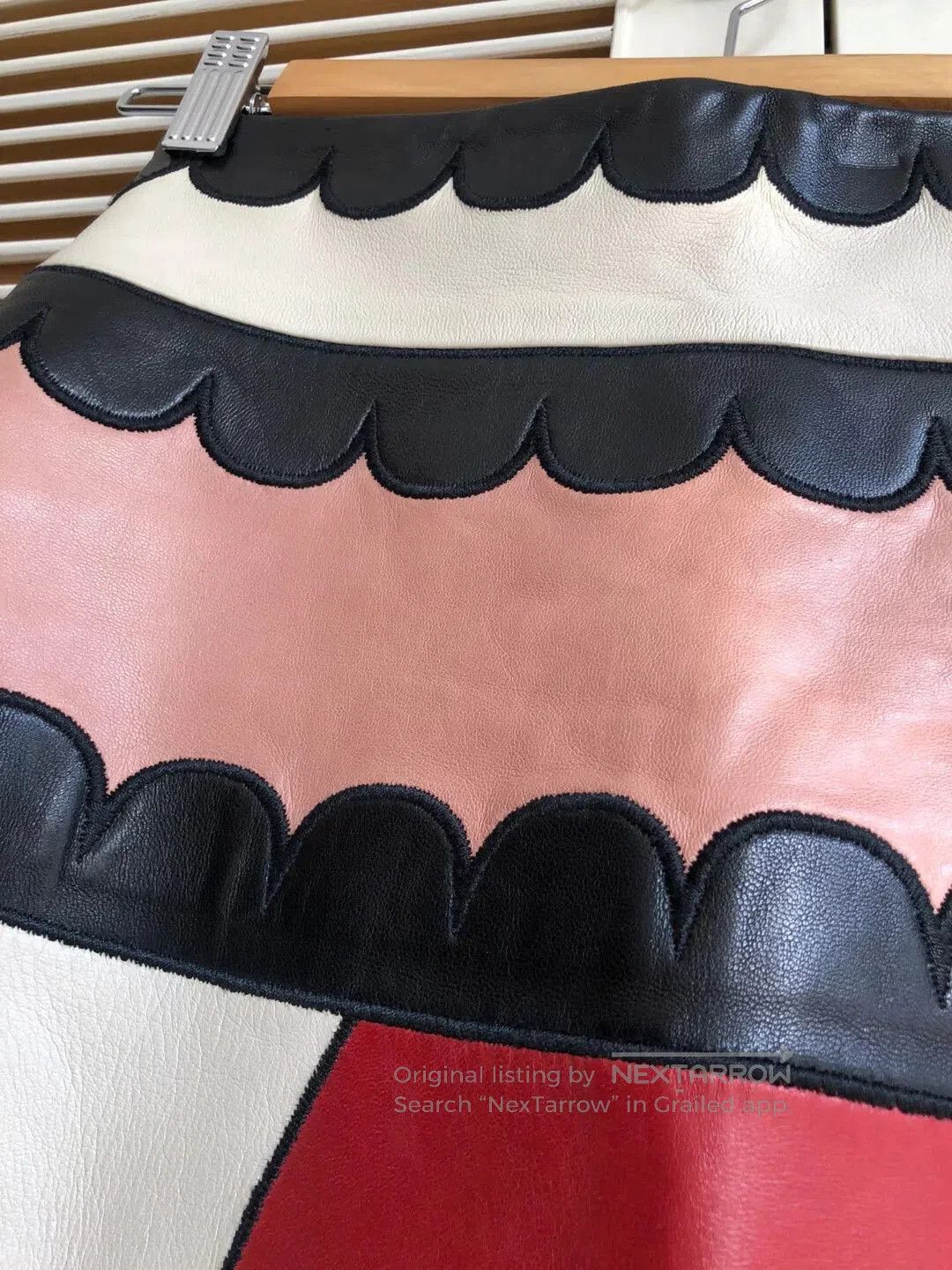 Valentino Red Valentino Leather Mini Skirt. Size US 38 / EU 54 - 4 Thumbnail