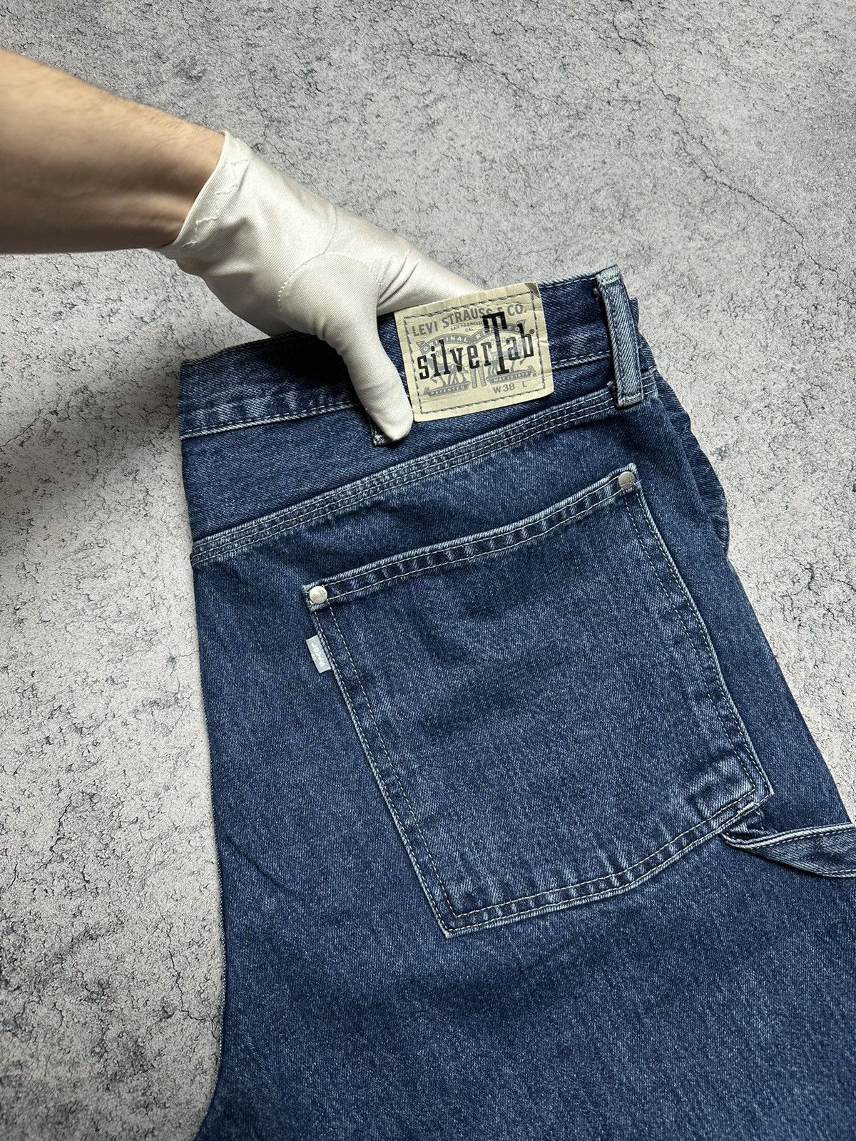 Levi's Levi's Silvertab Baggy Carpenter Denim Shorts W38 Size US 38 / EU 54 - 5 Thumbnail