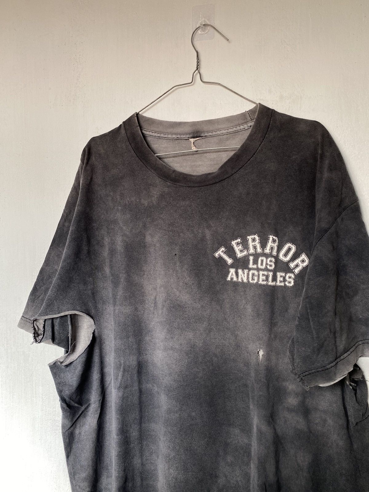 Band Tees × Vintage Terror Hardcore Tshirt Crazy Thrashed Size US XL / EU 56 / 4 - 7 Thumbnail