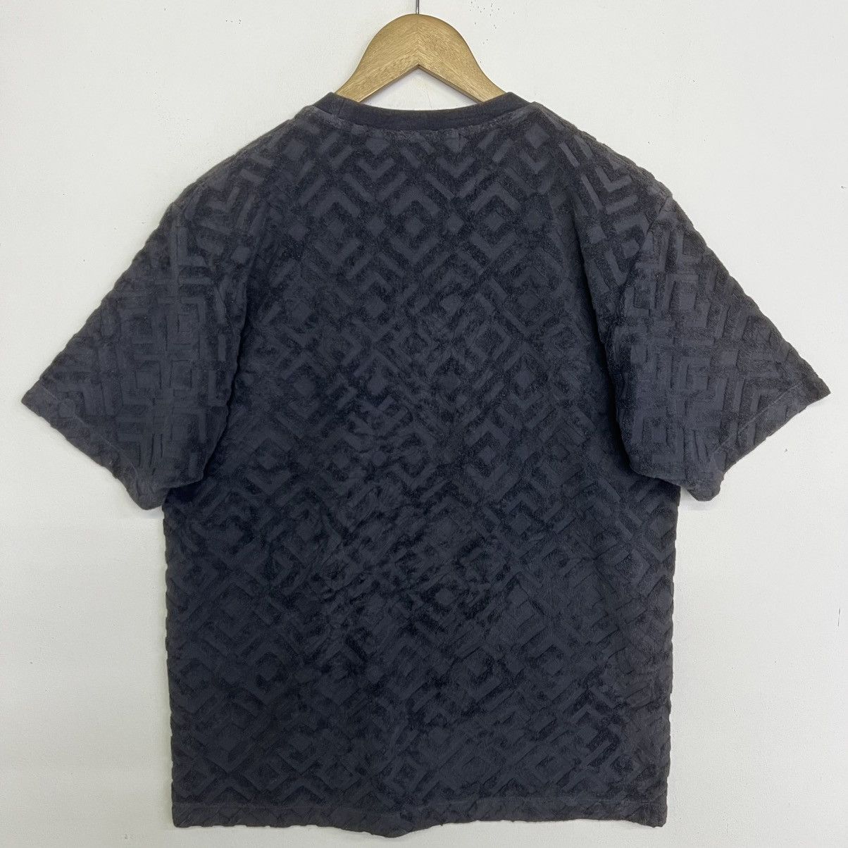 Edifice Japan EDIFINCE JAPAN JACQUARD TOWEL- LIKE CREWNECK TSHIRT Size US M / EU 48-50 / 2 - 8 Thumbnail