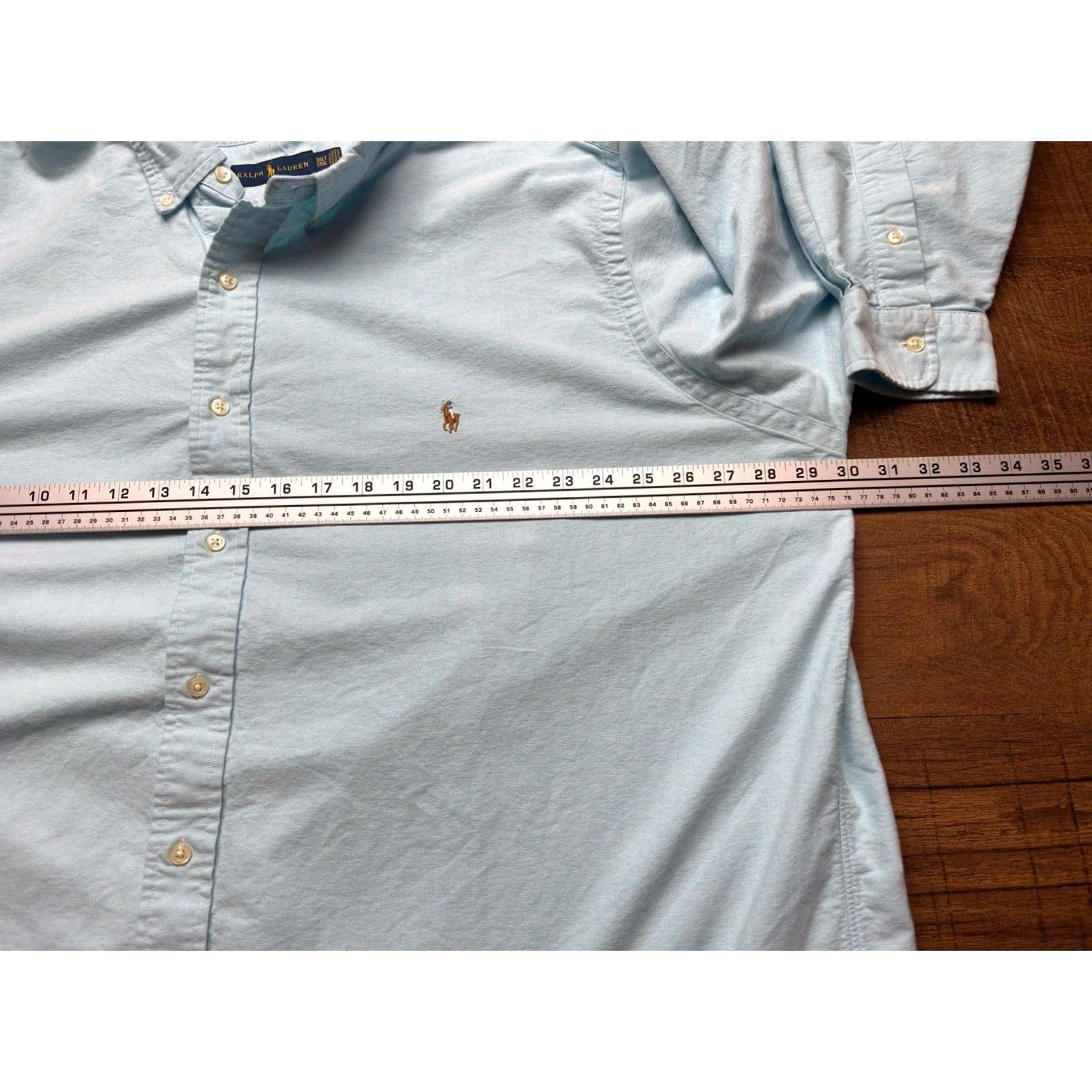 Polo Ralph Lauren Polo Ralph Lauren Oxford Shirt Men’s 3XLT Button-Up Long Sleeve Blue Classic Fit Business Casual Party/Cocktail Travel Mens Boys? Size US XXL / EU 58 / 5 - 7 Thumbnail