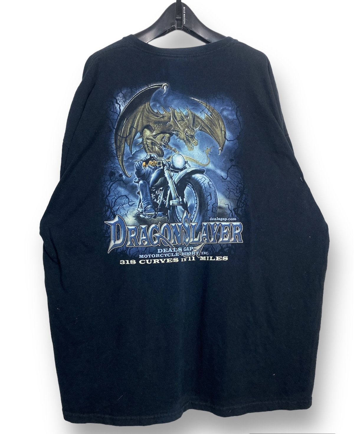 Vintage Vintage dragon slyer motorcycle shirt Size US XXL / EU 58 / 5 - 2 Thumbnail