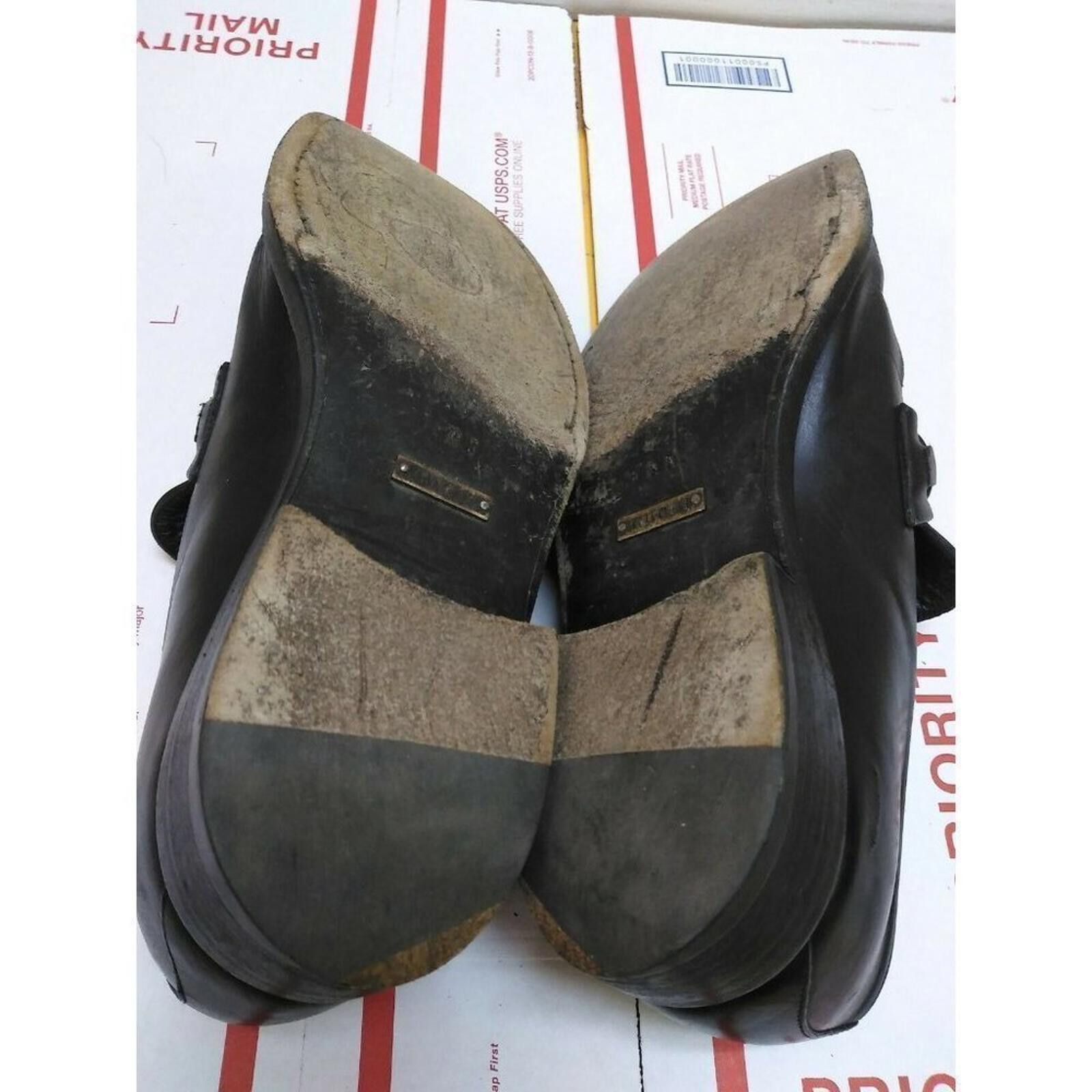Gucci 80s Gucci Men’s 9W Black Leather Horsebit Loafers – Size US 9 / EU 42 - 4 Thumbnail
