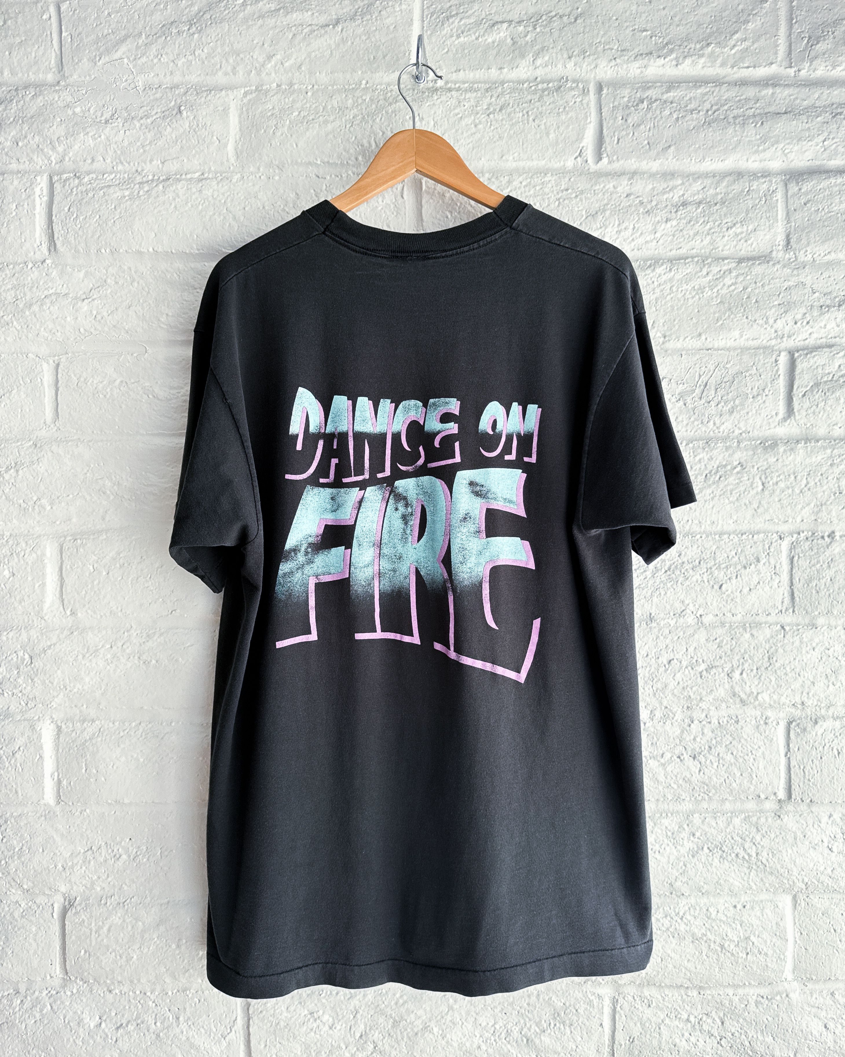 Vintage Vintage 90s The Doors Jim Morrison Dance On Fire T Shirt XL Size US XL / EU 56 / 4 - 5 Thumbnail